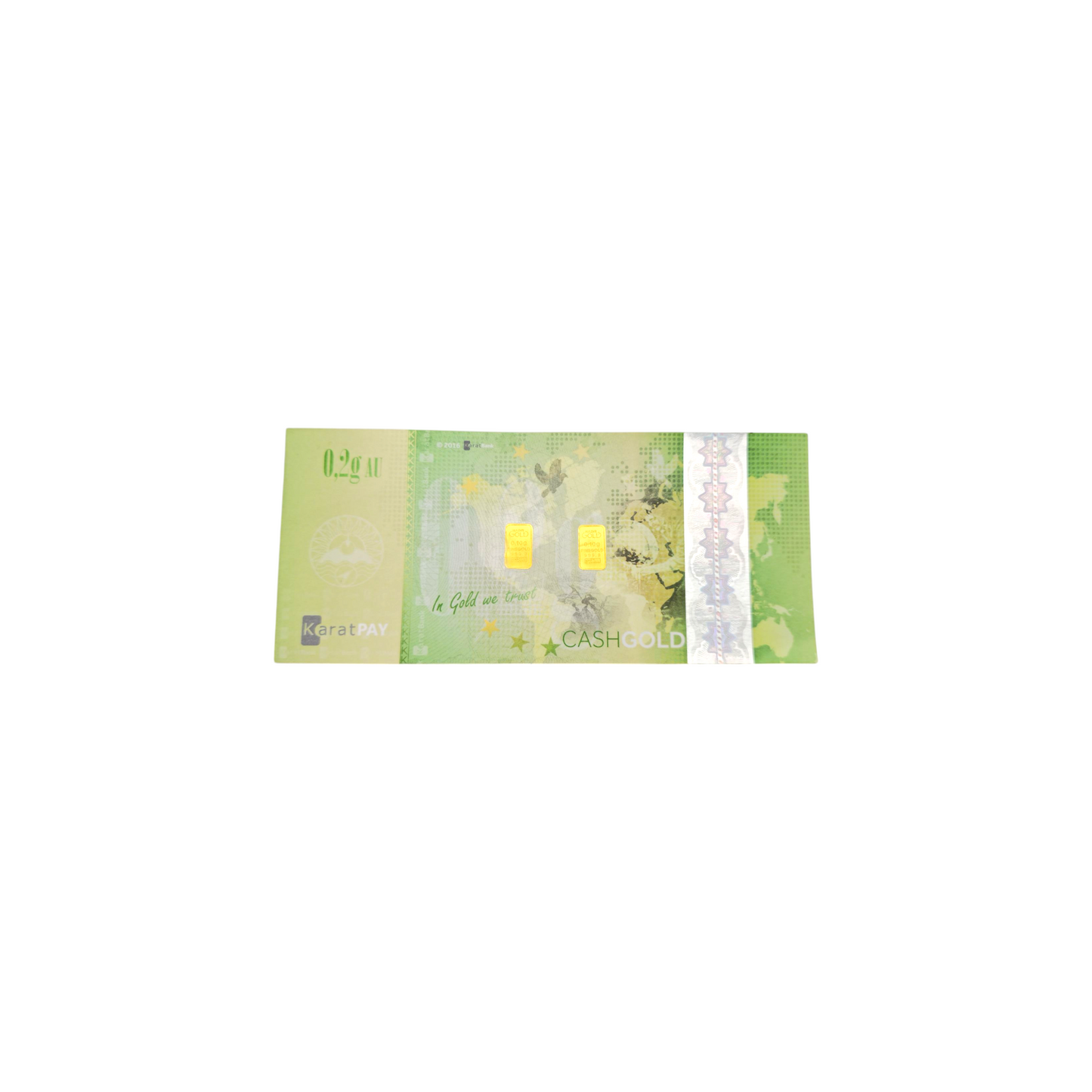Karatbars "CASHGOLD" 24K 999.9/1000; masa=0.2g