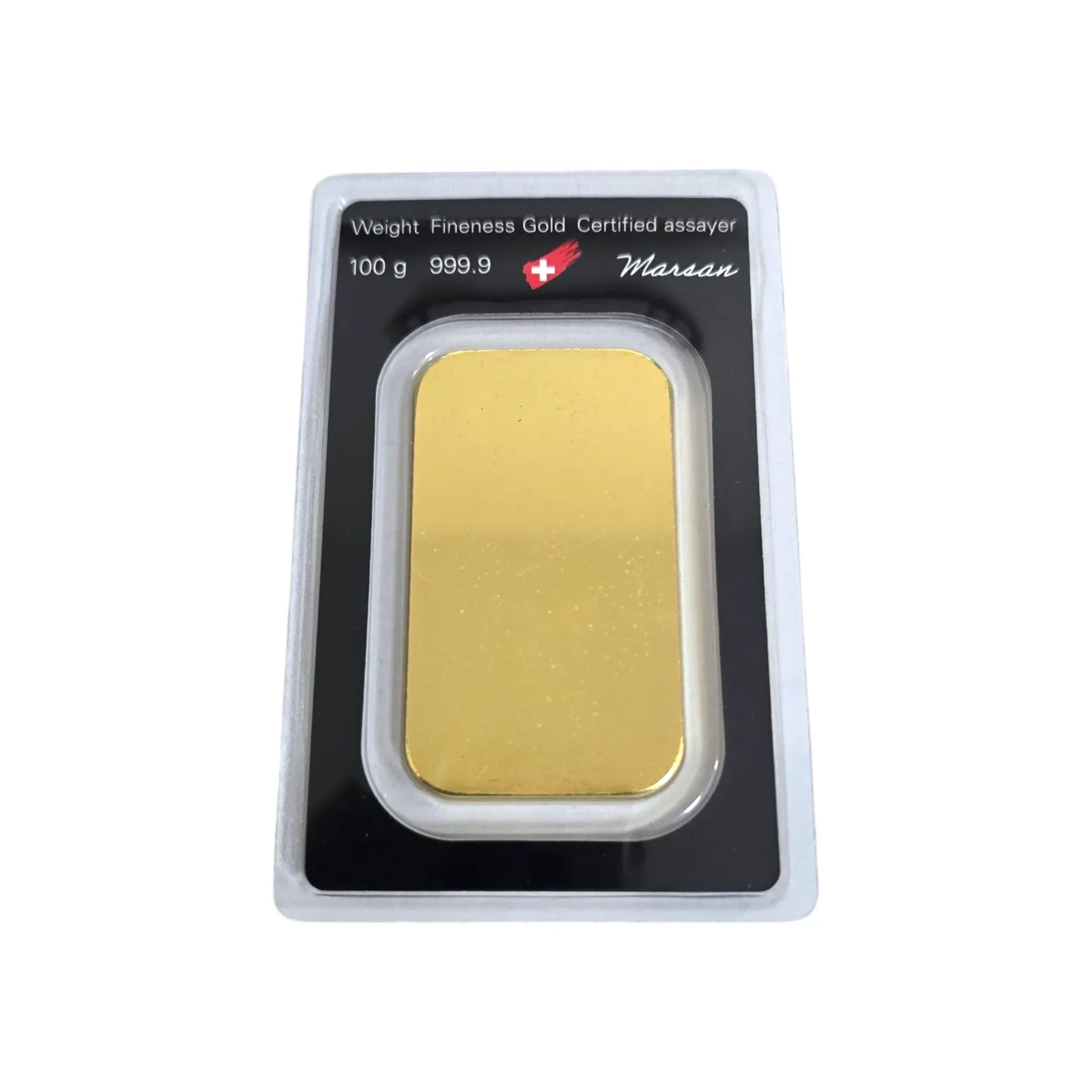 Naložbeno zlato Argor Heraeus 24K 999.9/1000; masa=100.00g