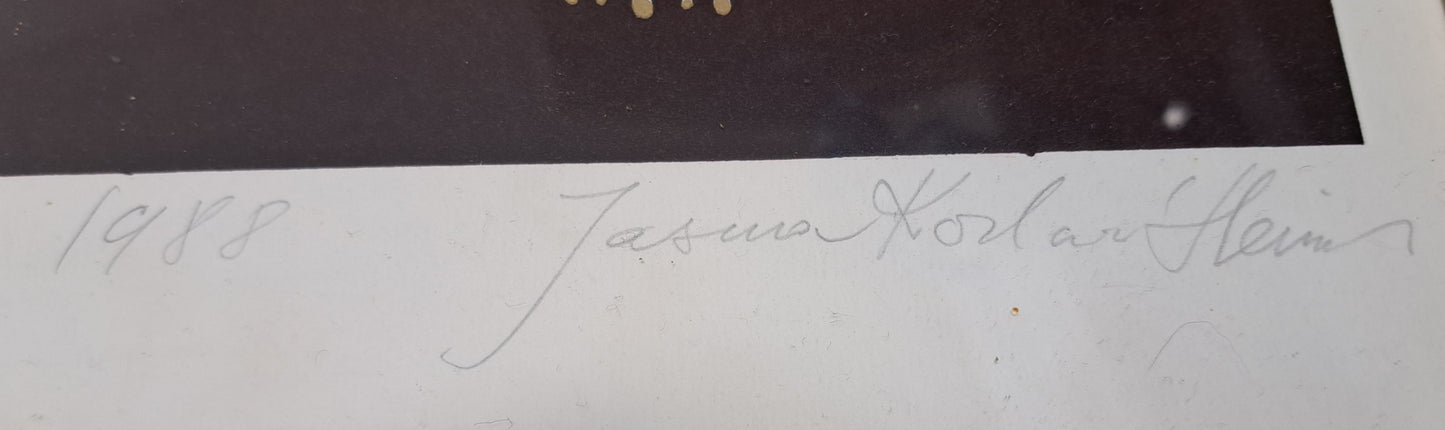 Jasmina K. H.; grafika; "1988"; 37 cm x 50cm