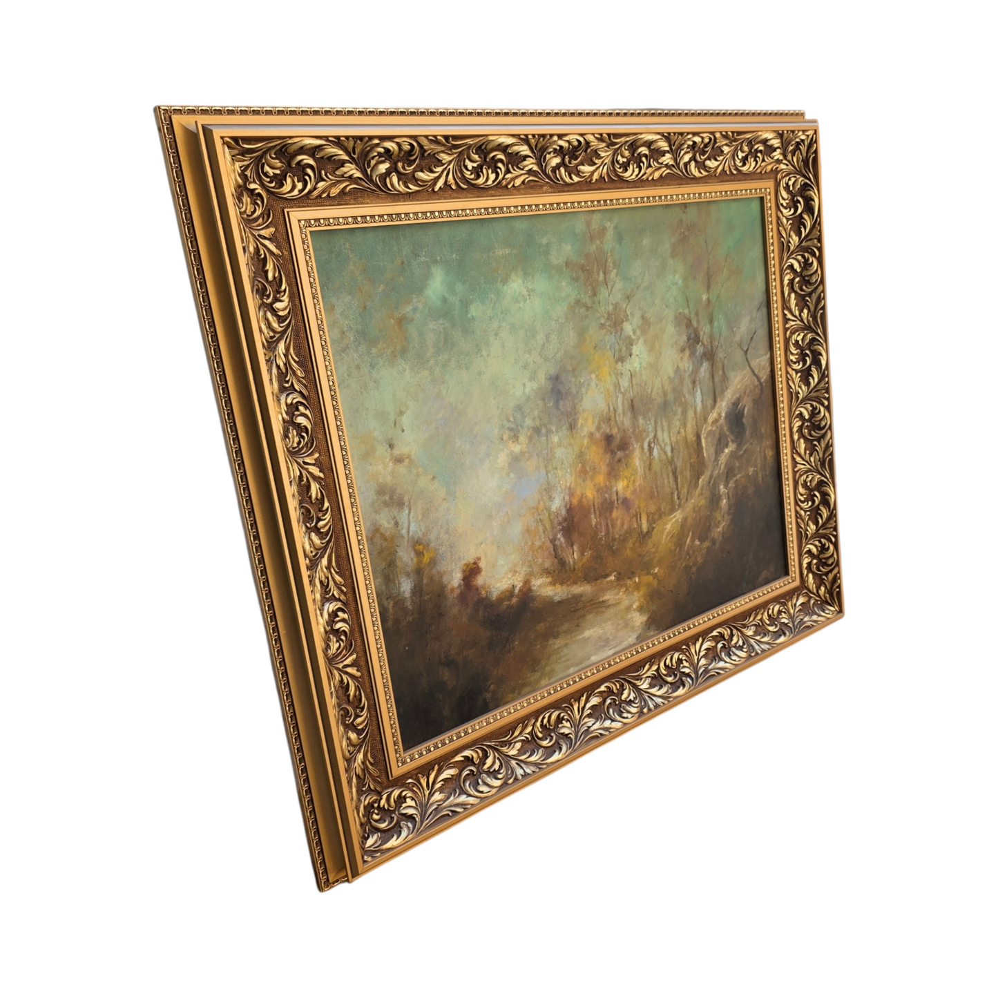 N/A; akril; "Jesenski gozd"; 78 cm x 68 cm