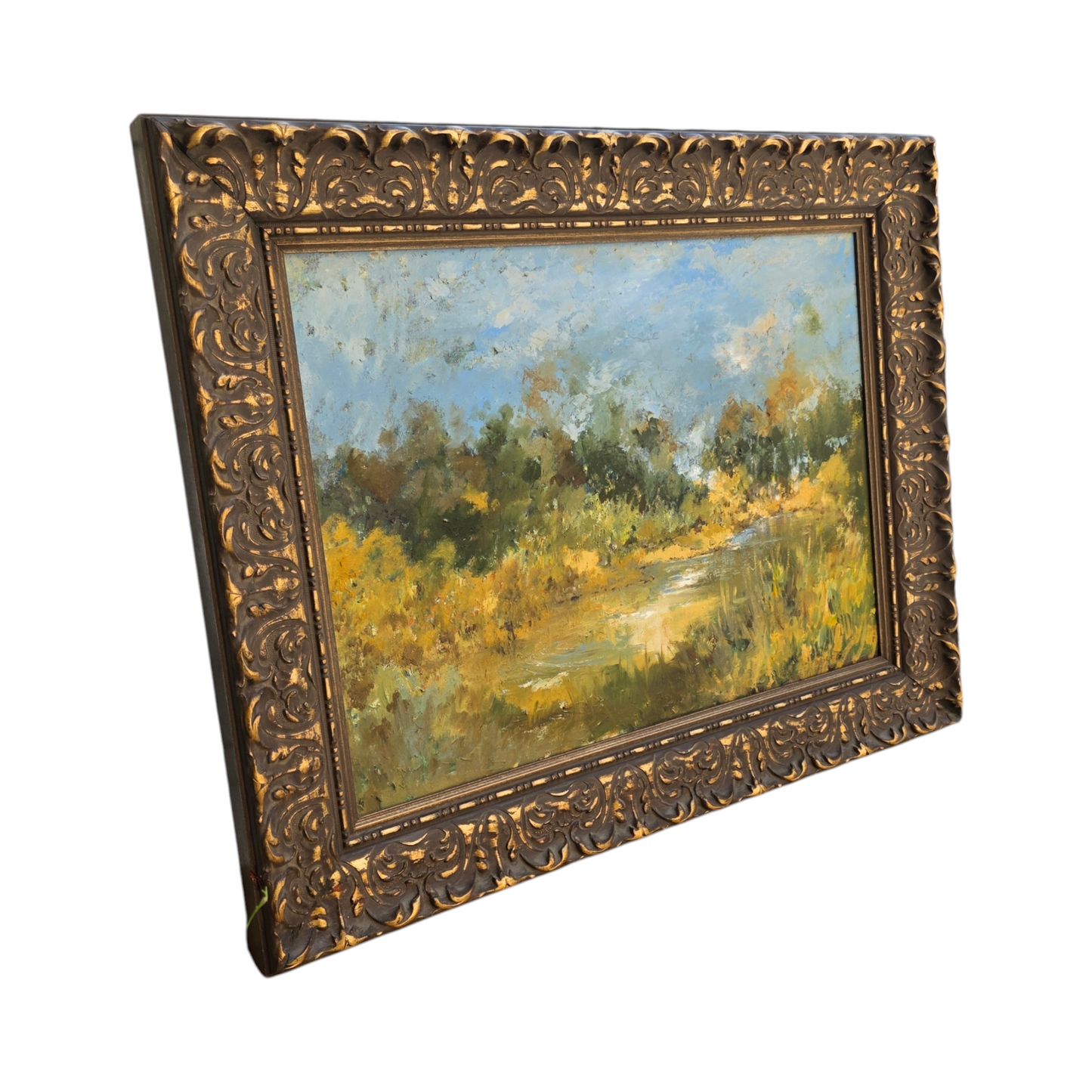 N/A; akril; "Jezerce"; 77 cm x 62 cm
