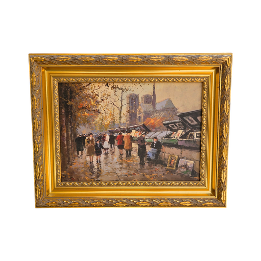 Edouard Cortès; print; mesto podnevi; 46 cm x 37 cm