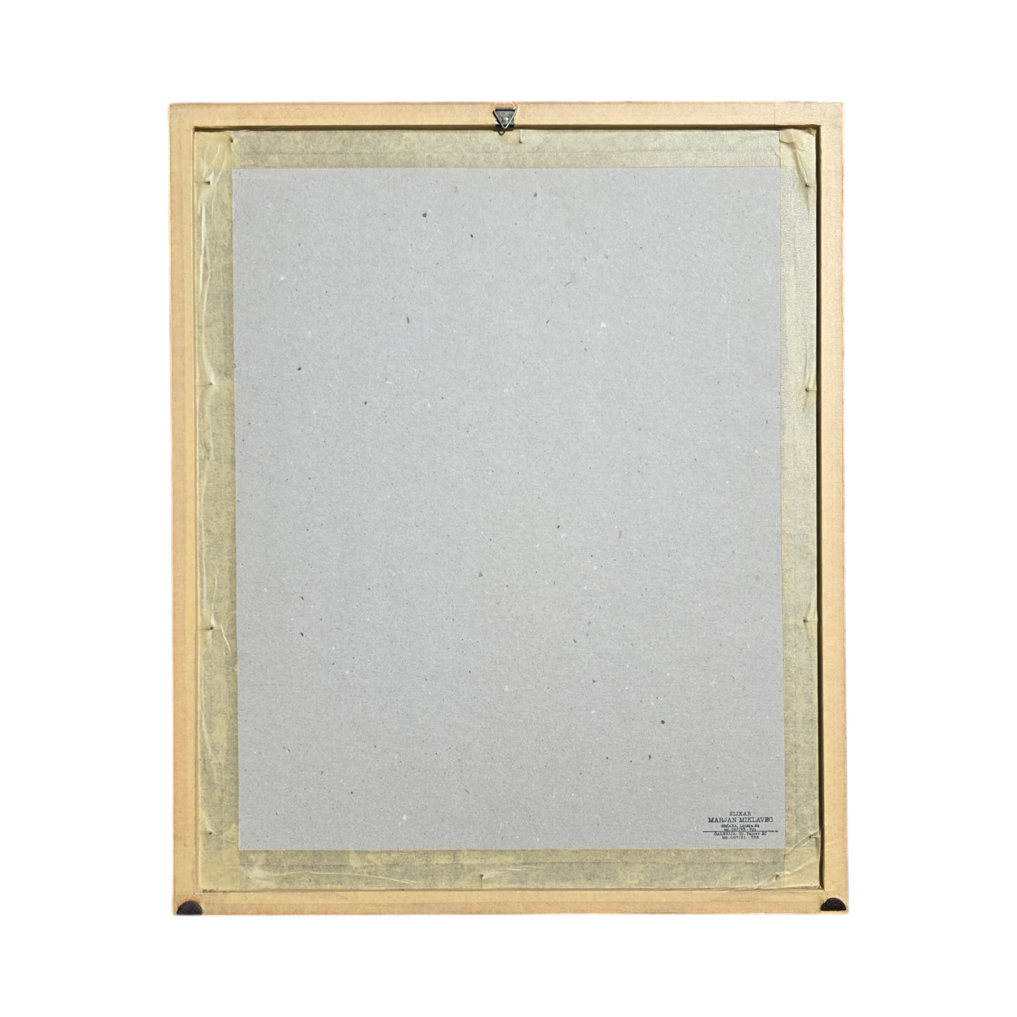 Marijan Miklavec; Akvarel; cerkev; 50 cm x 61 cm