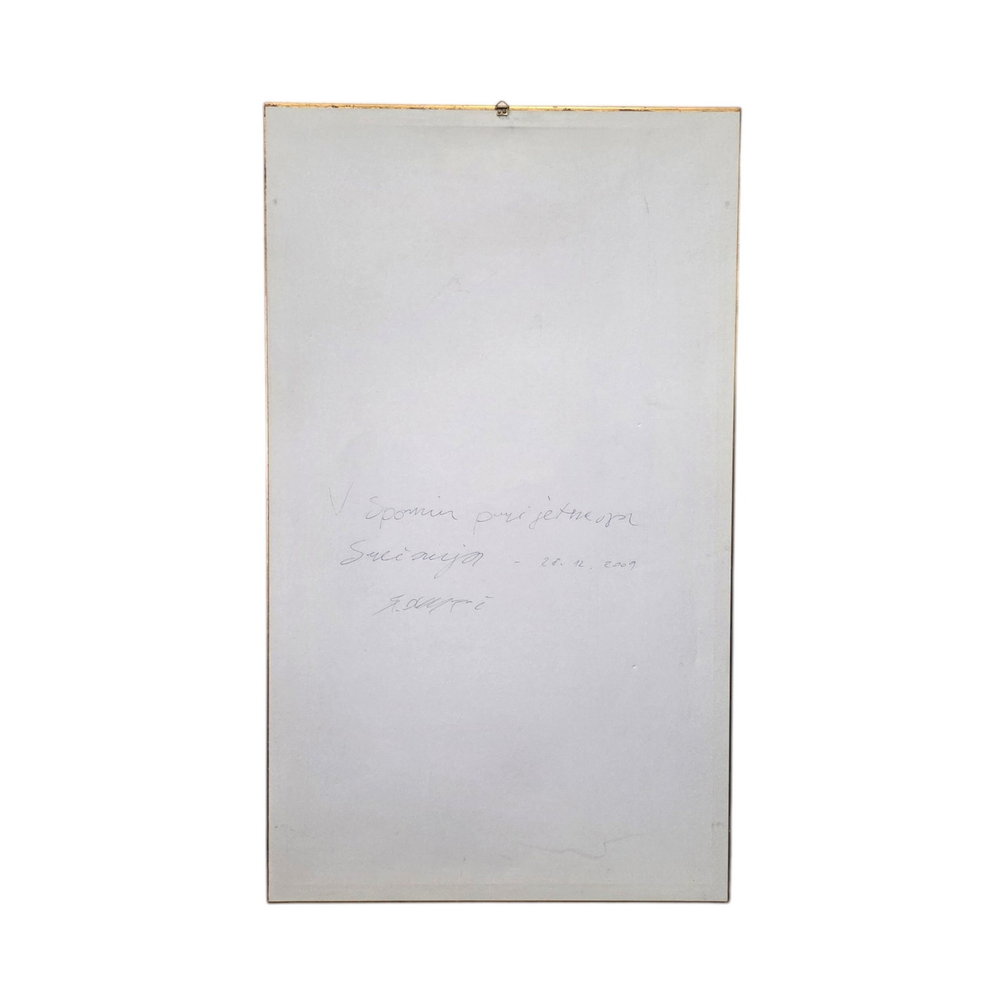 N/A; Akvarel; "RUJ"; 35 cm x 60 cm