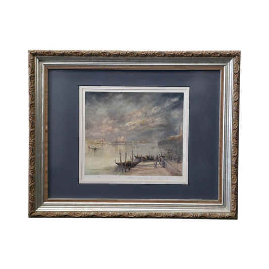 Marko Krvina; Print (E.A.); "Benetke II"; 42 cm x 33 cm