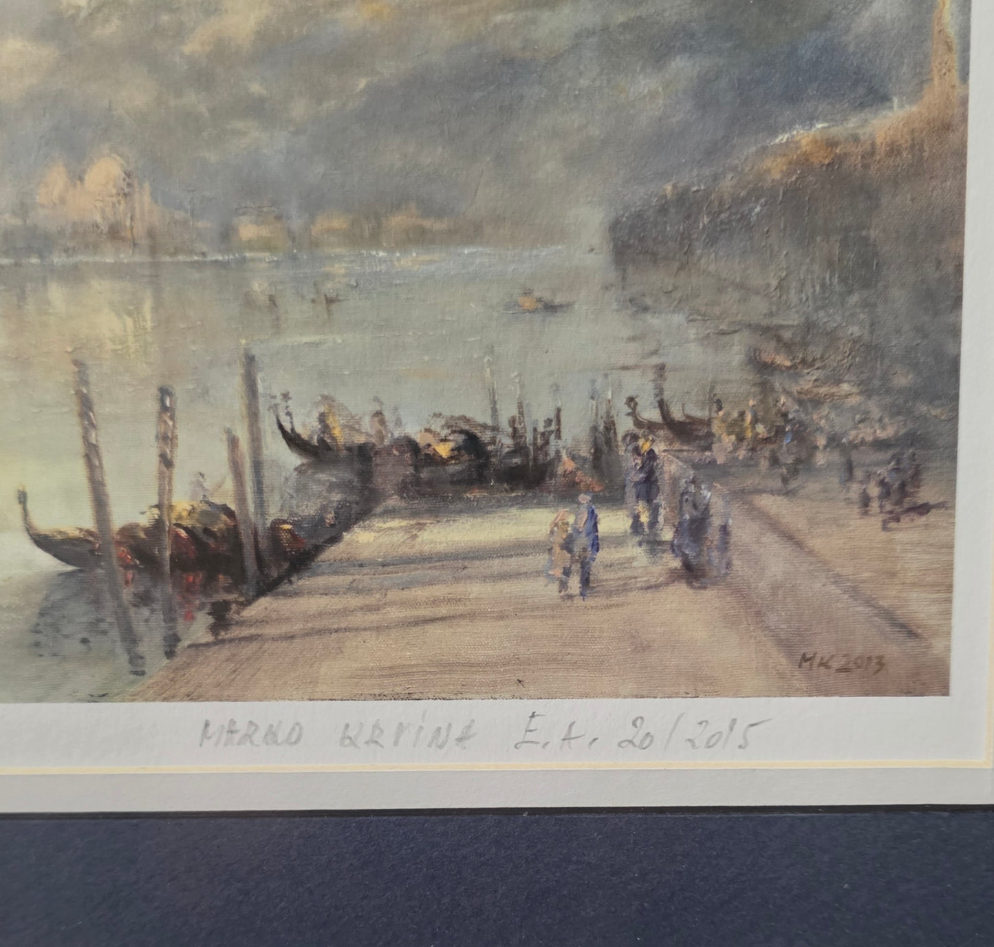 Marko Krvina; Print (E.A.); "Benetke II"; 42 cm x 33 cm