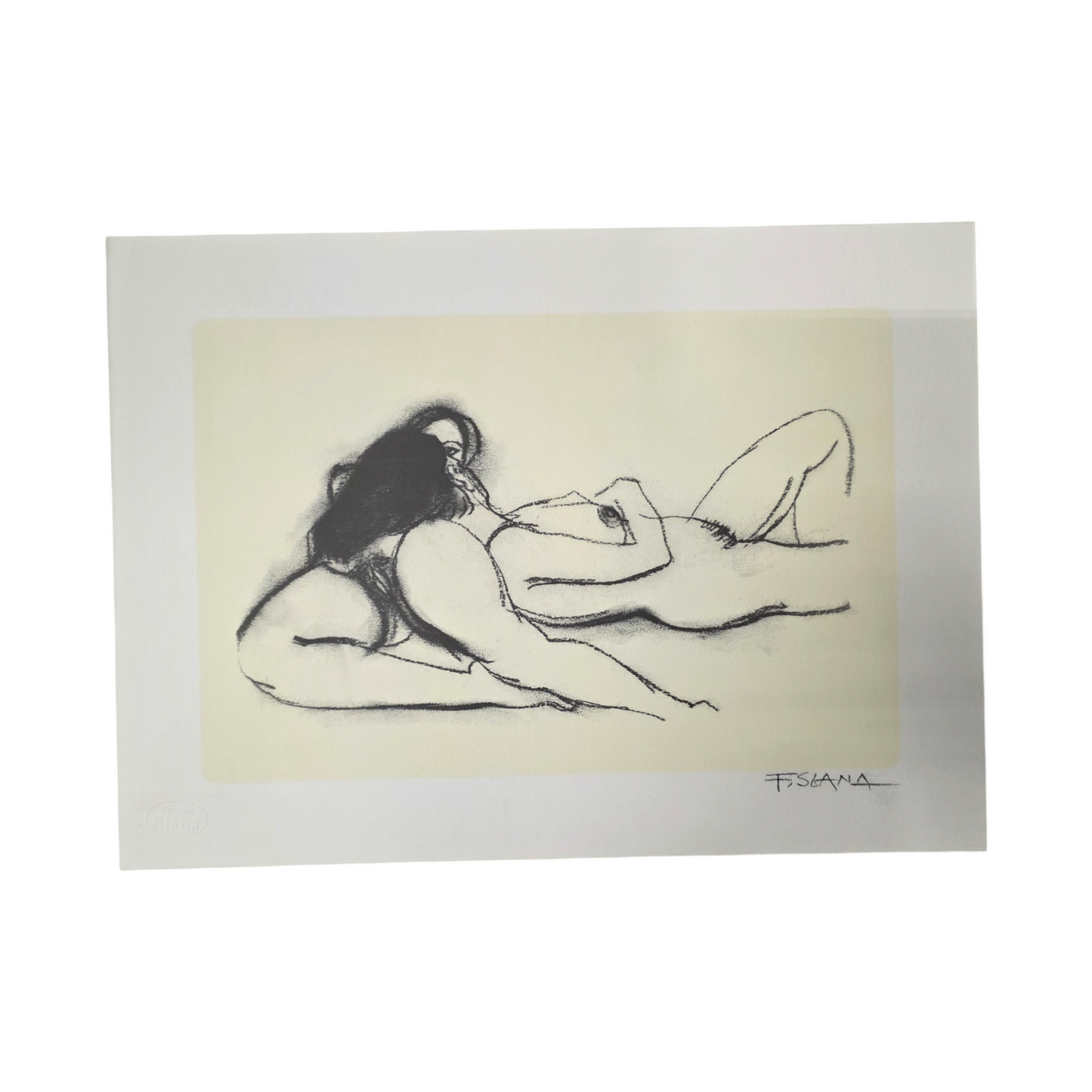 France Slana; Zbirka grafik; akt; 31 cm x 43 cm