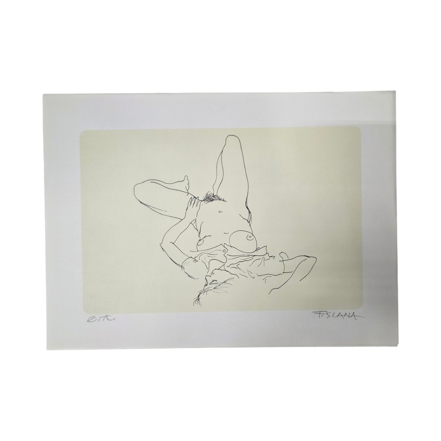 France Slana; Zbirka grafik; akt; 31 cm x 43 cm
