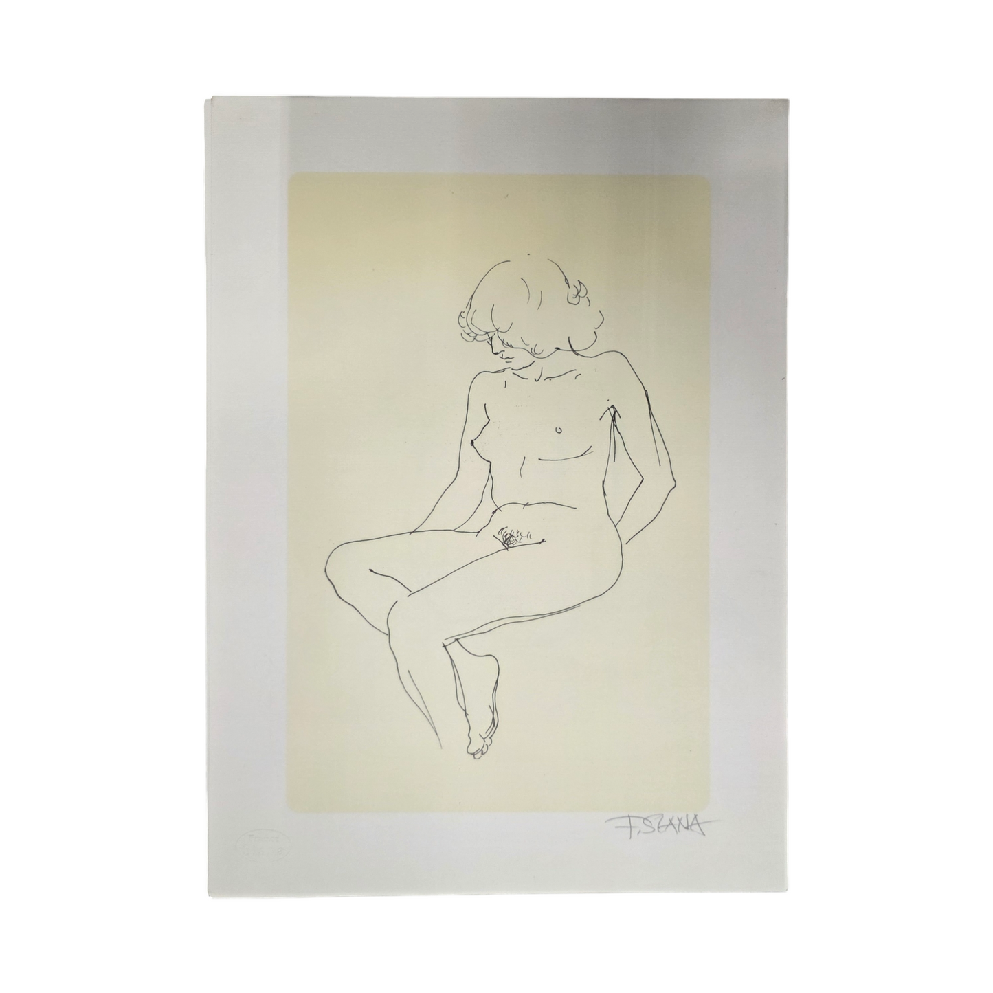 France Slana; Zbirka grafik; akt; 31 cm x 43 cm