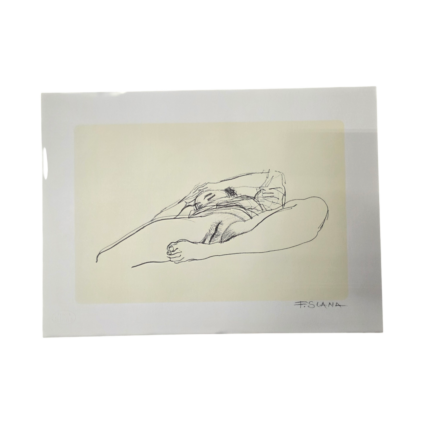France Slana; Zbirka grafik; akt; 31 cm x 43 cm
