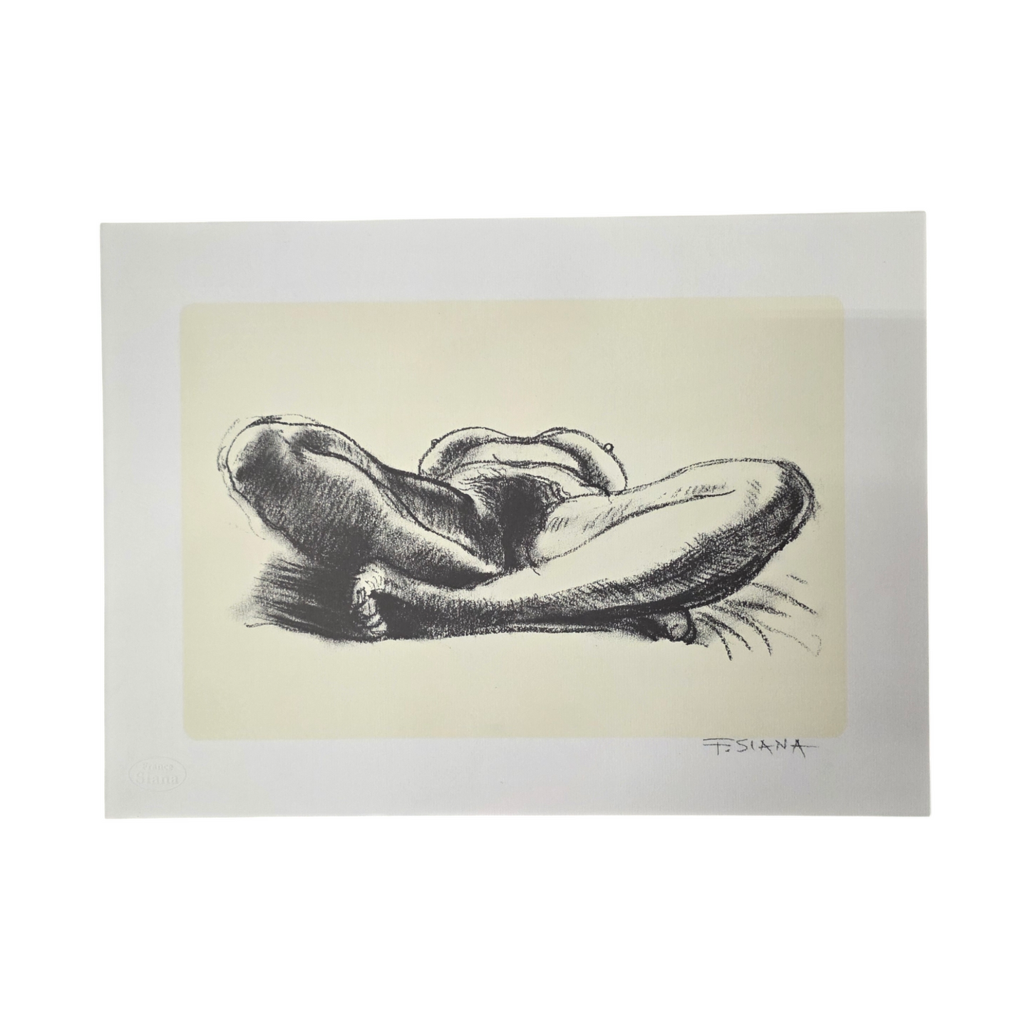 France Slana; Zbirka grafik; akt; 31 cm x 43 cm