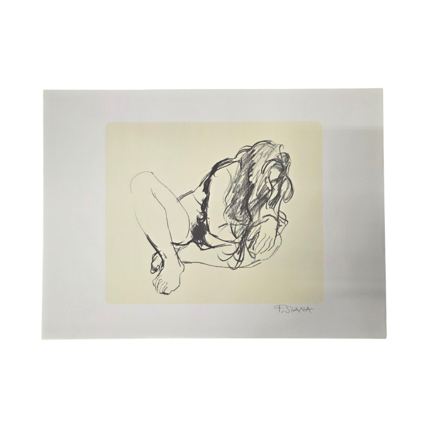 France Slana; Zbirka grafik; akt; 31 cm x 43 cm