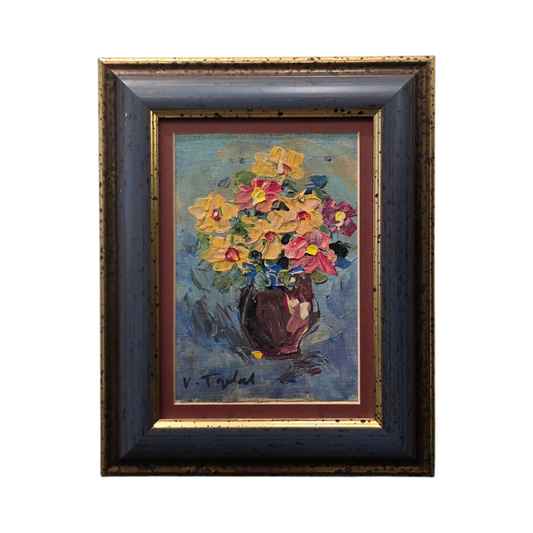 Vilim Toplak; Olje; tihožitje III; 24 cm x 30 cm