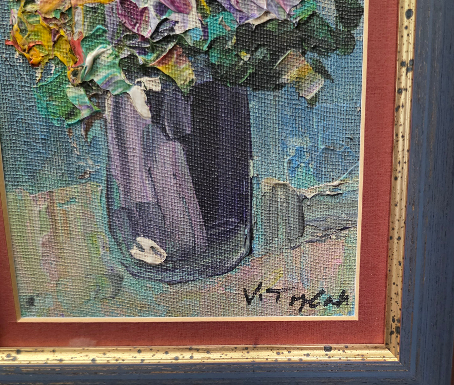 Vilim Toplak; Olje; tihožitje I; 24 cm x 30 cm