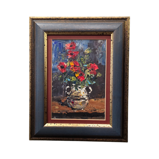 Vilim Toplak; Olje; tihožitje IV; 24 cm x 30 cm