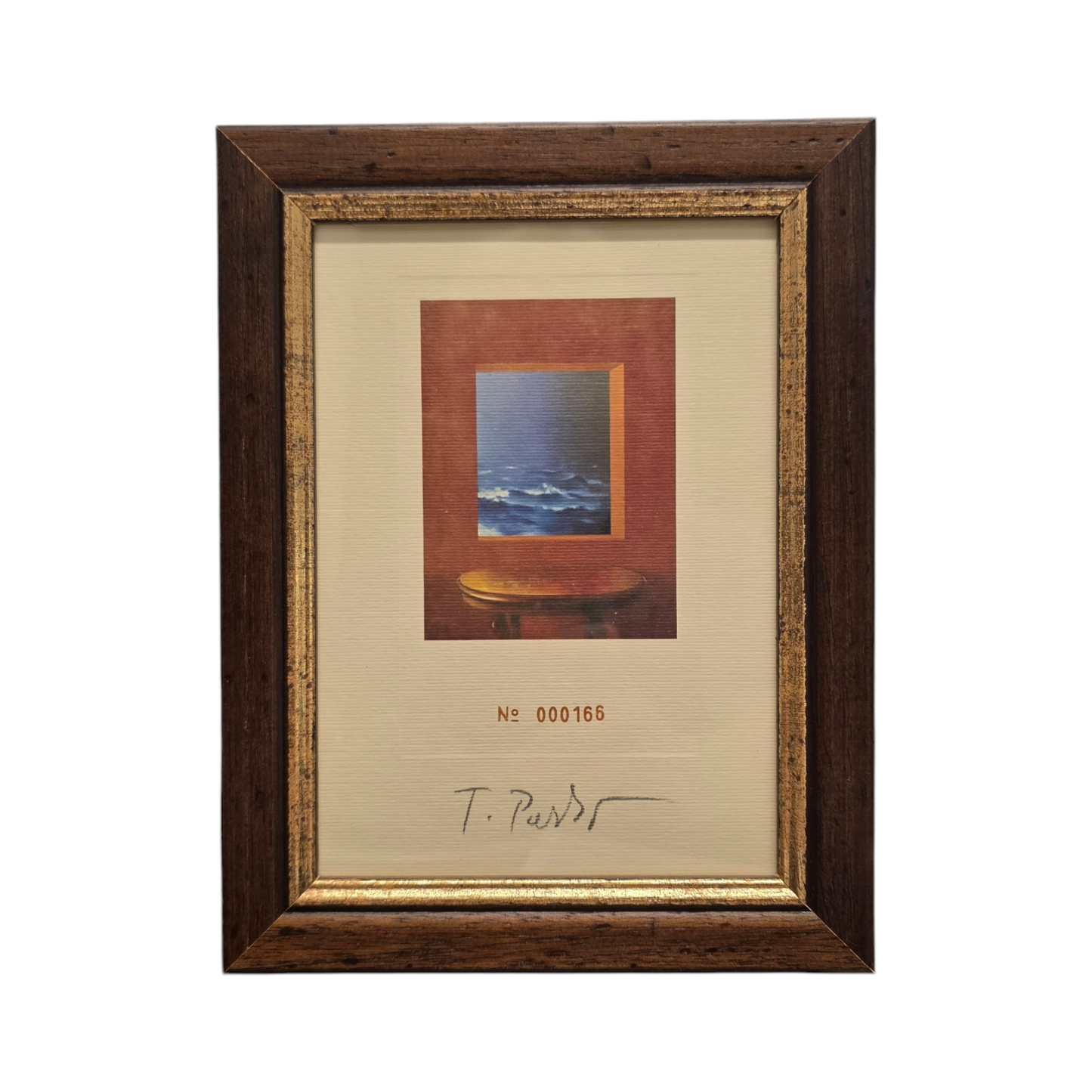 Tomaž Perko; Grafika; "Okno v samoto"; 16 cm x 21 cm