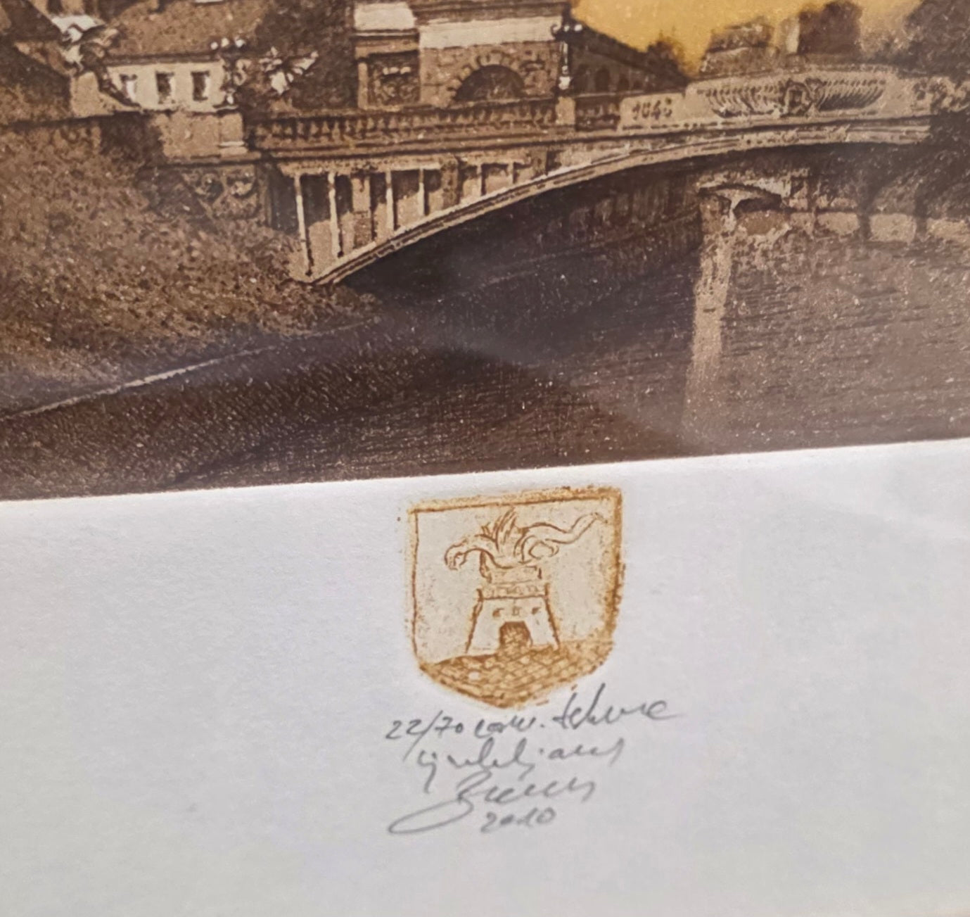 N/A; Grafika; Ljubljana VII; 23 cm x 19 cm