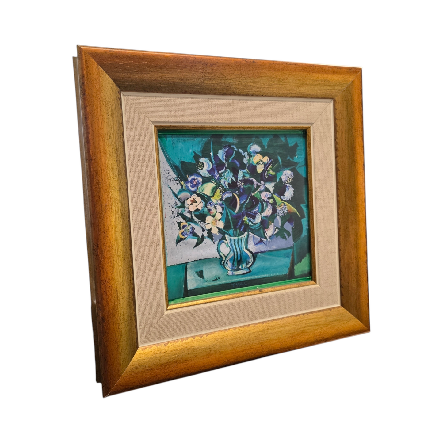 France Slana; print; tihožitje; 24 cm x 24 cm