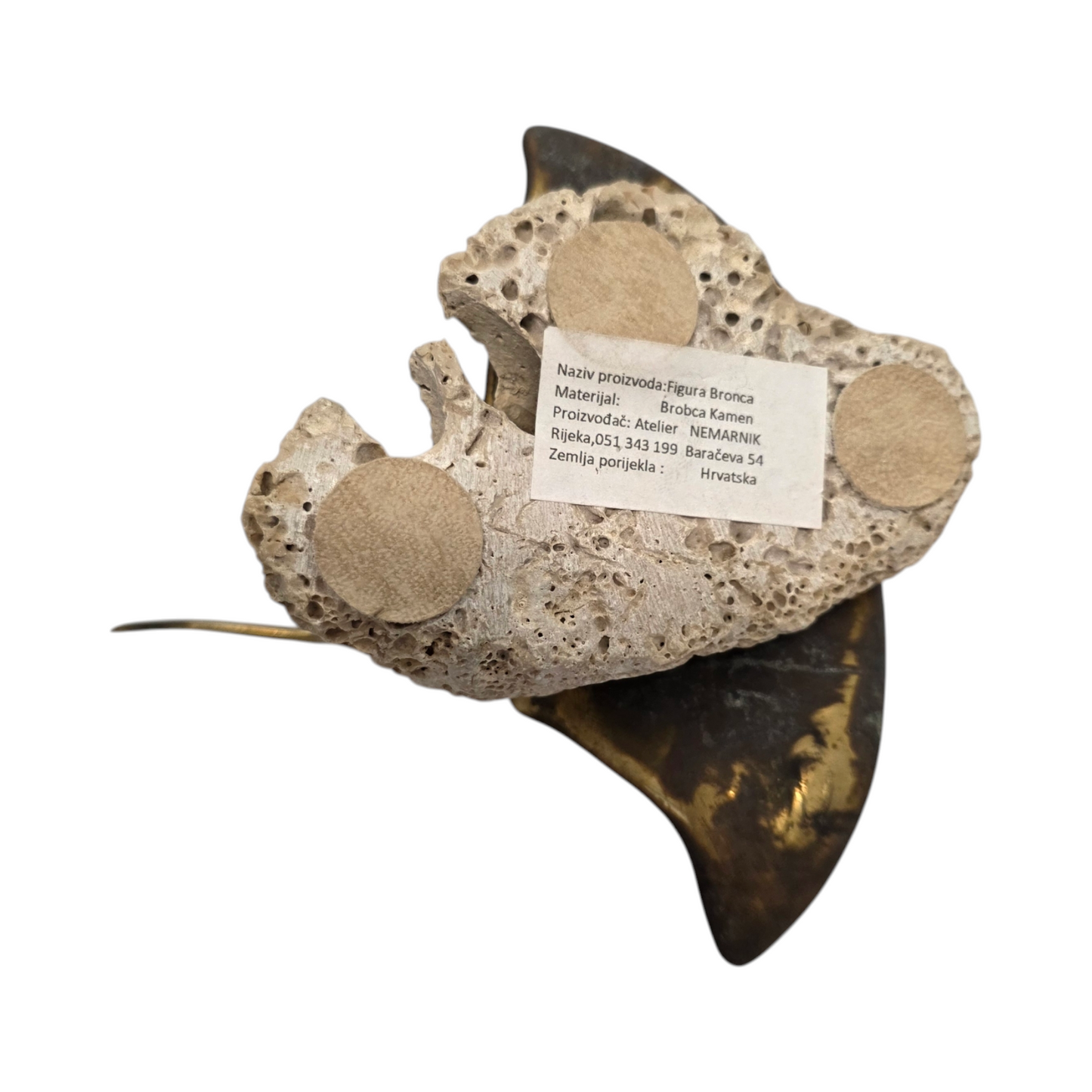 Nemarnik; Bron; "Skat"; 13 cm x 5 cm