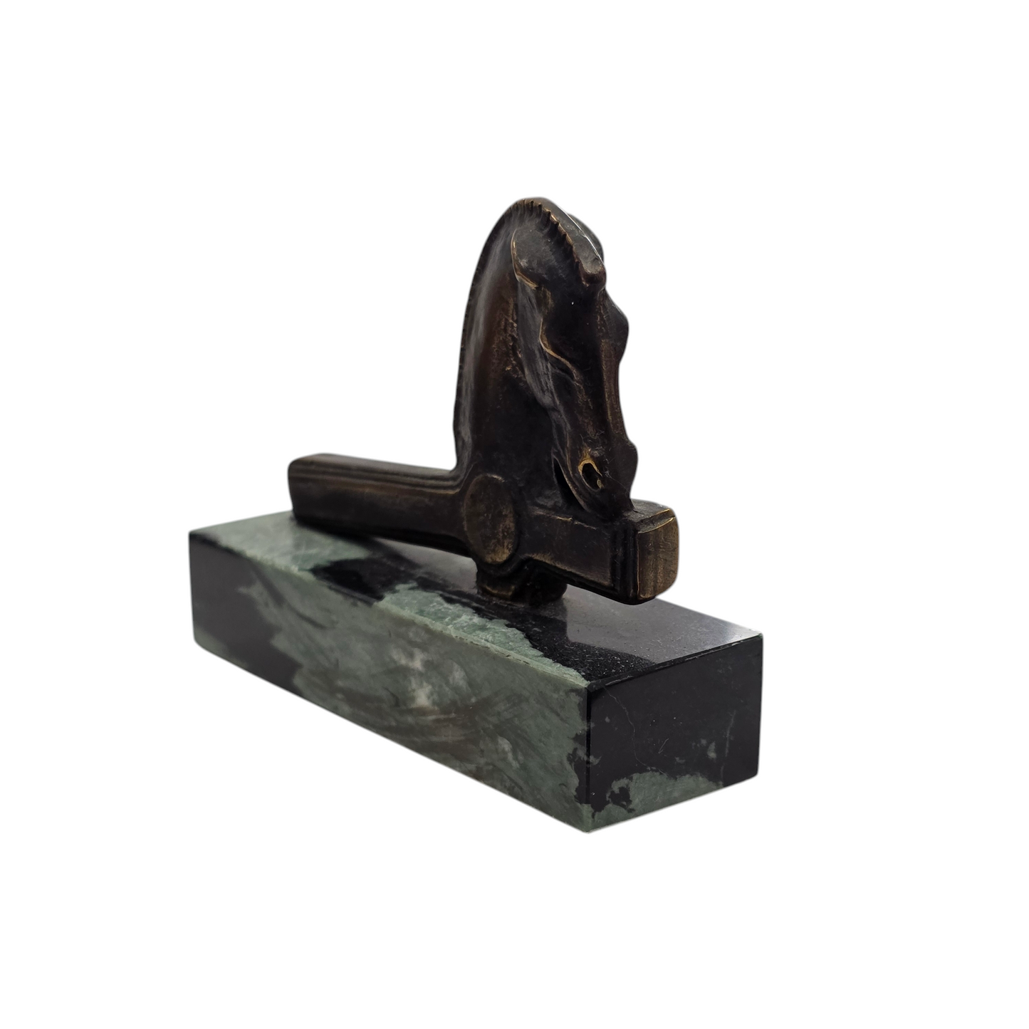 N/A; Bron; "Konj"; 9 cm x 7 cm