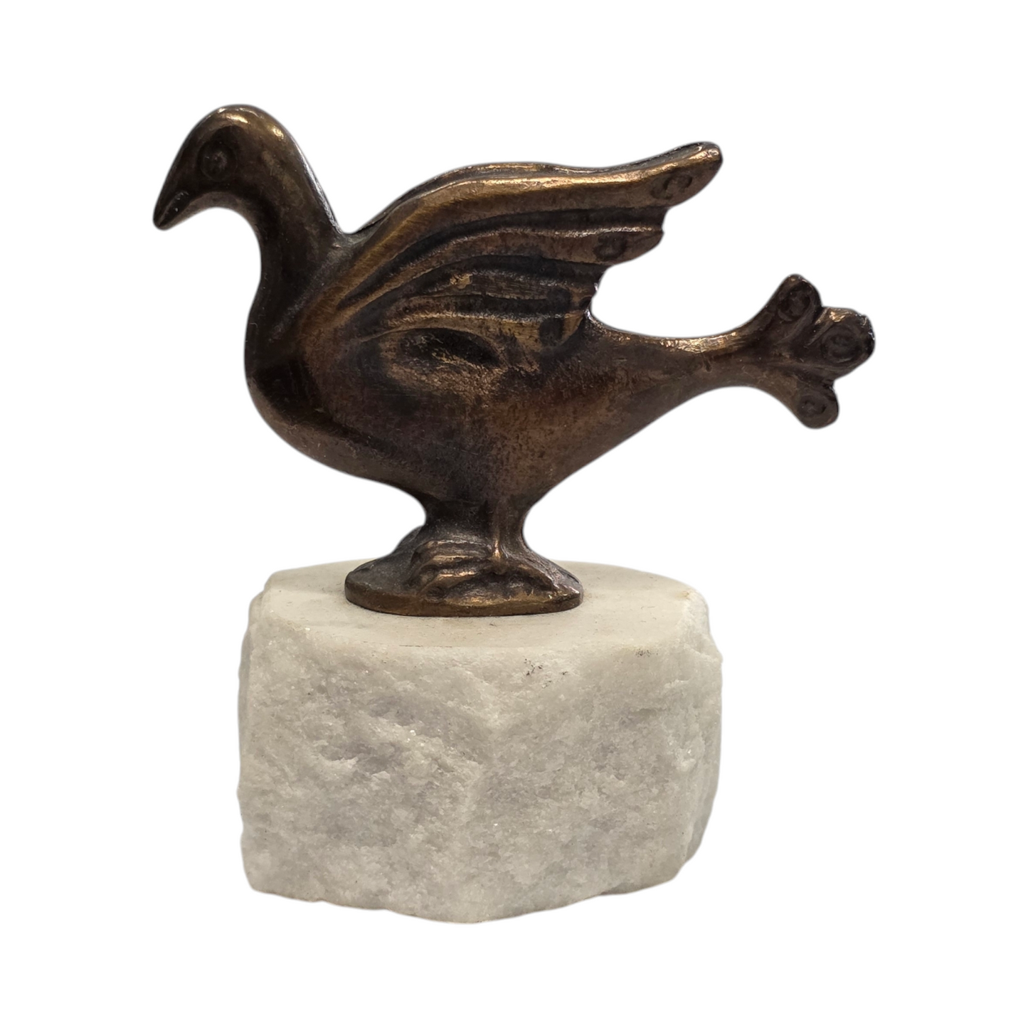 Boštjan Štine; Bron; "Ptič IV"; 7 cm x 8 cm