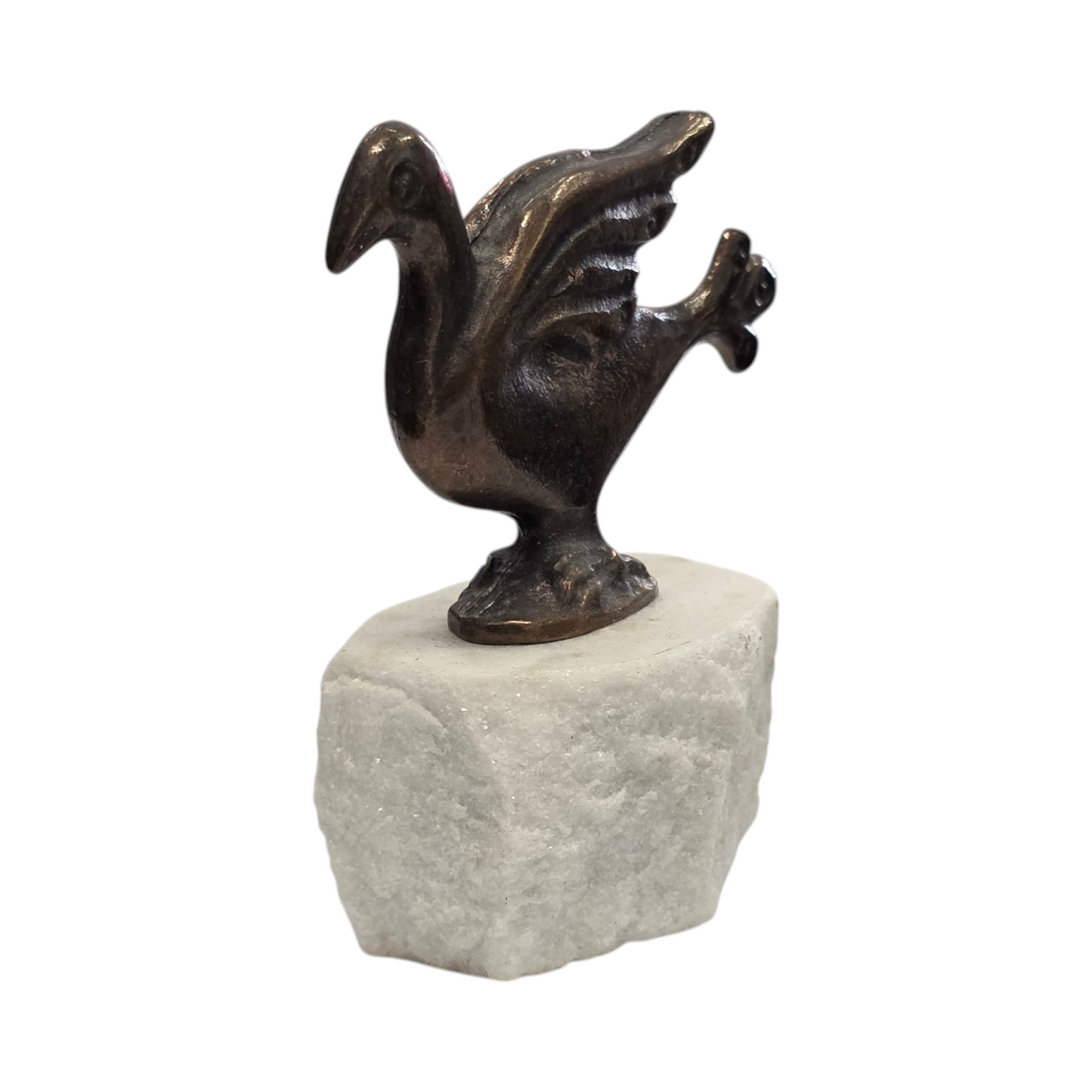 Boštjan Štine; Bron; "Ptič IV"; 7 cm x 8 cm