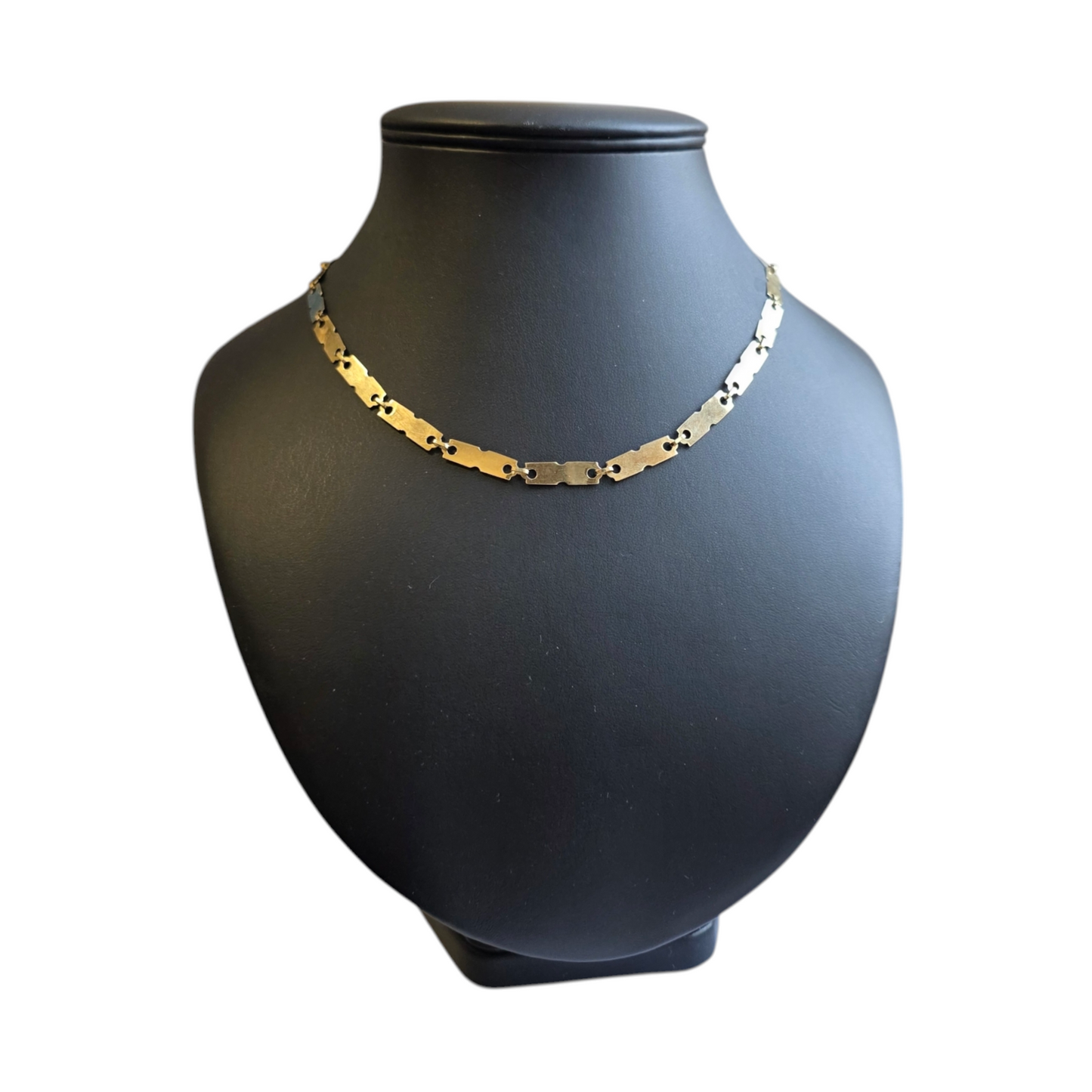 Zlata verižica "SQARE" 14K 585/1000; masa=6.59g