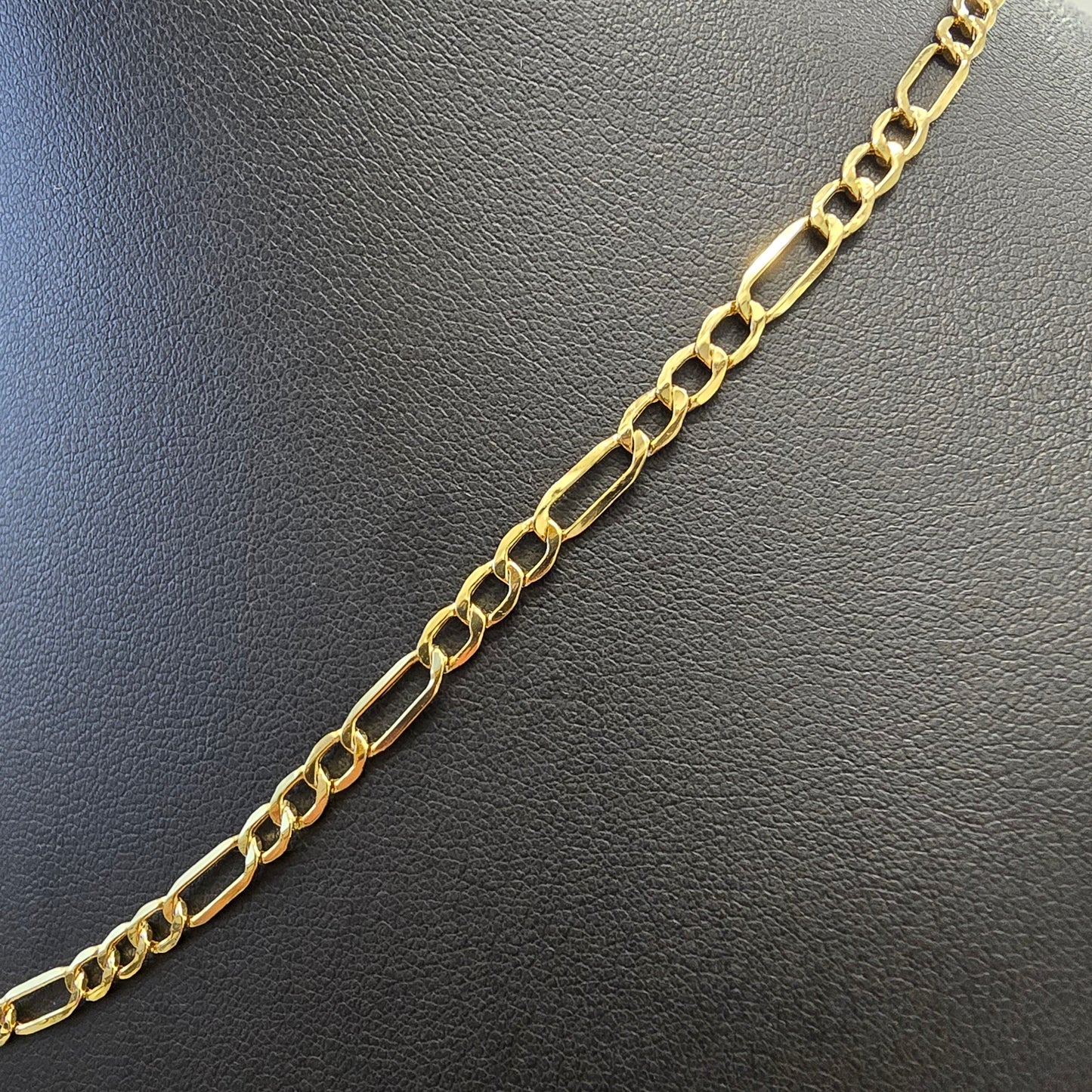 Zlata verižica "Figaro I" 14K 585/1000; masa=3.23g
