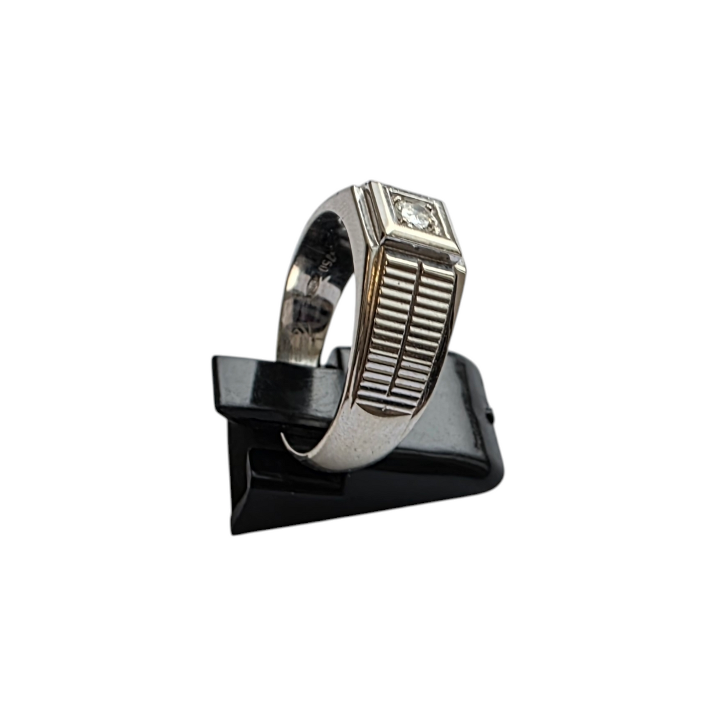 Diamantni prstan "DEMAR" 18K 750/1000+DIA; masa=7.52g