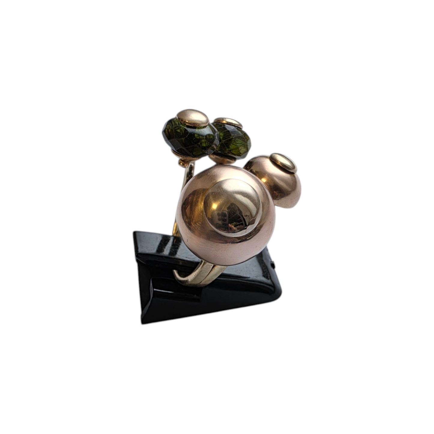 Zlati prstan ''LUSTRE'' 14K 585/1000; masa=8.91g