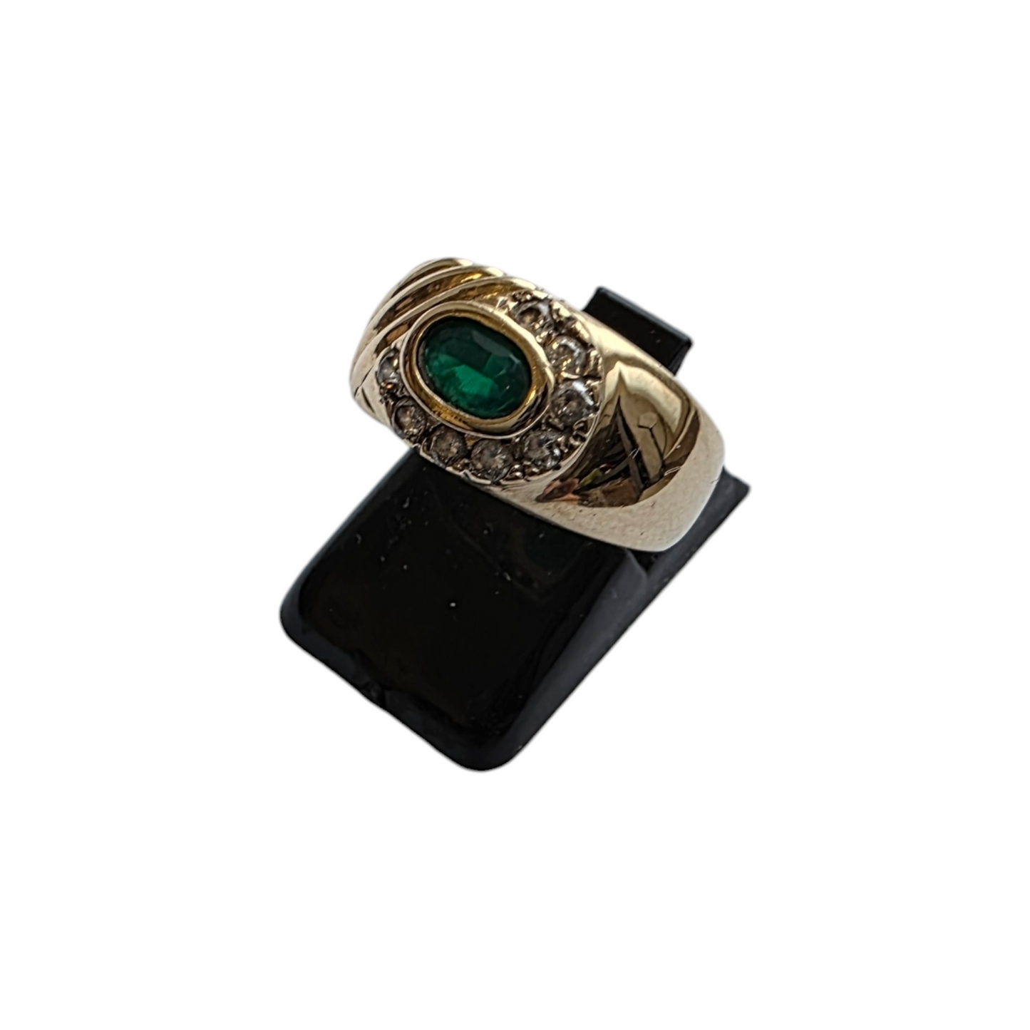 Zlati prstan ''EZIO'' 14K 585/1000; masa=3.86g
