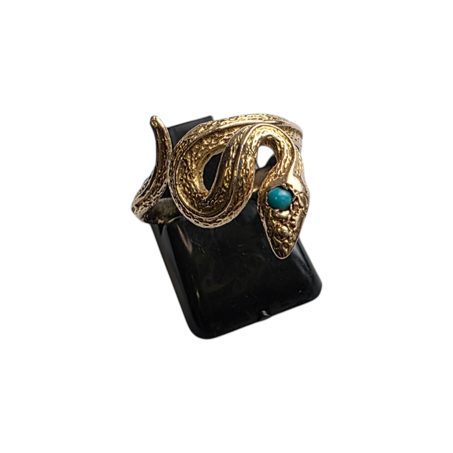 Zlati prstan ''SERPENTE'' 14K 585/1000; masa=3.55g