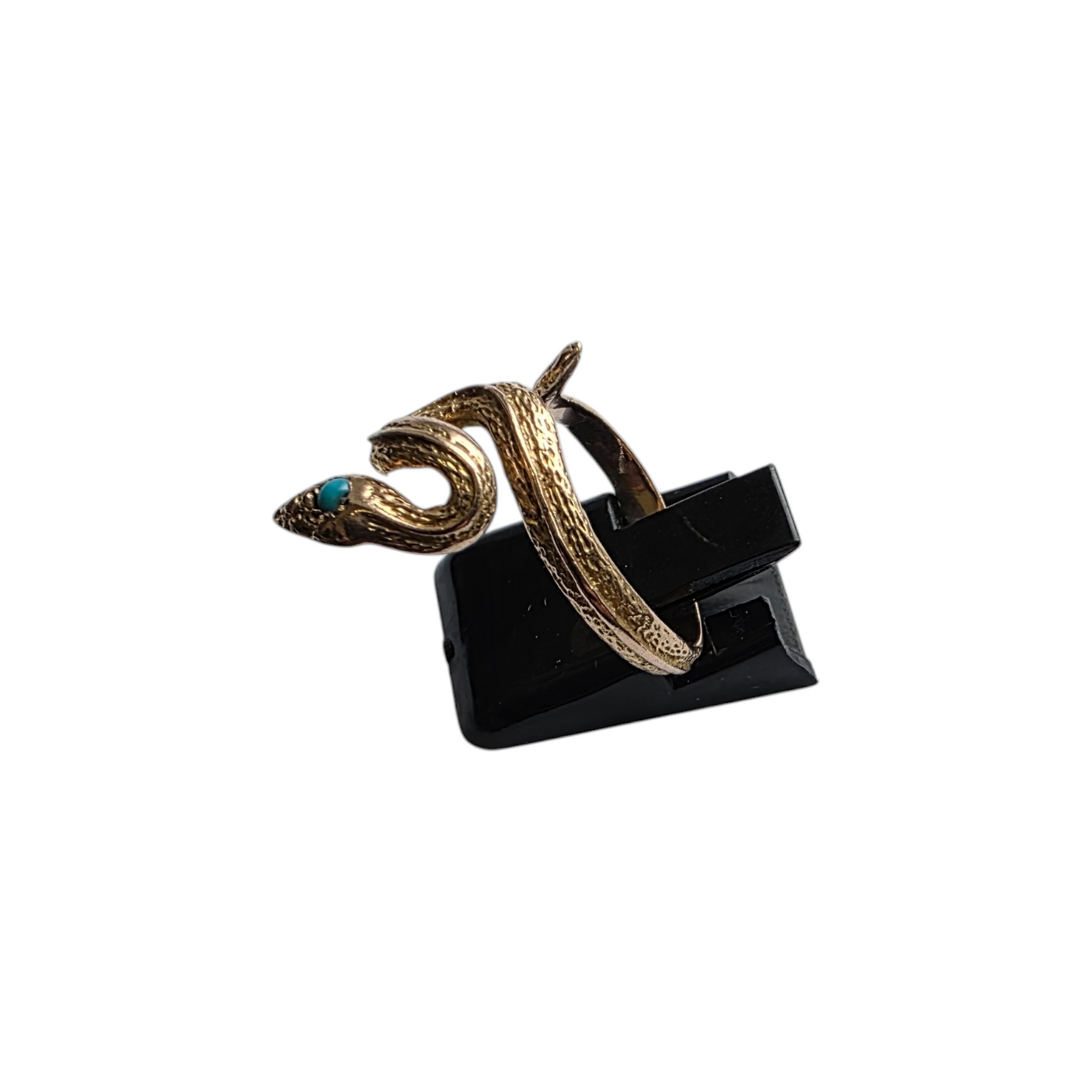Zlati prstan ''SERPENTE'' 14K 585/1000; masa=3.55g