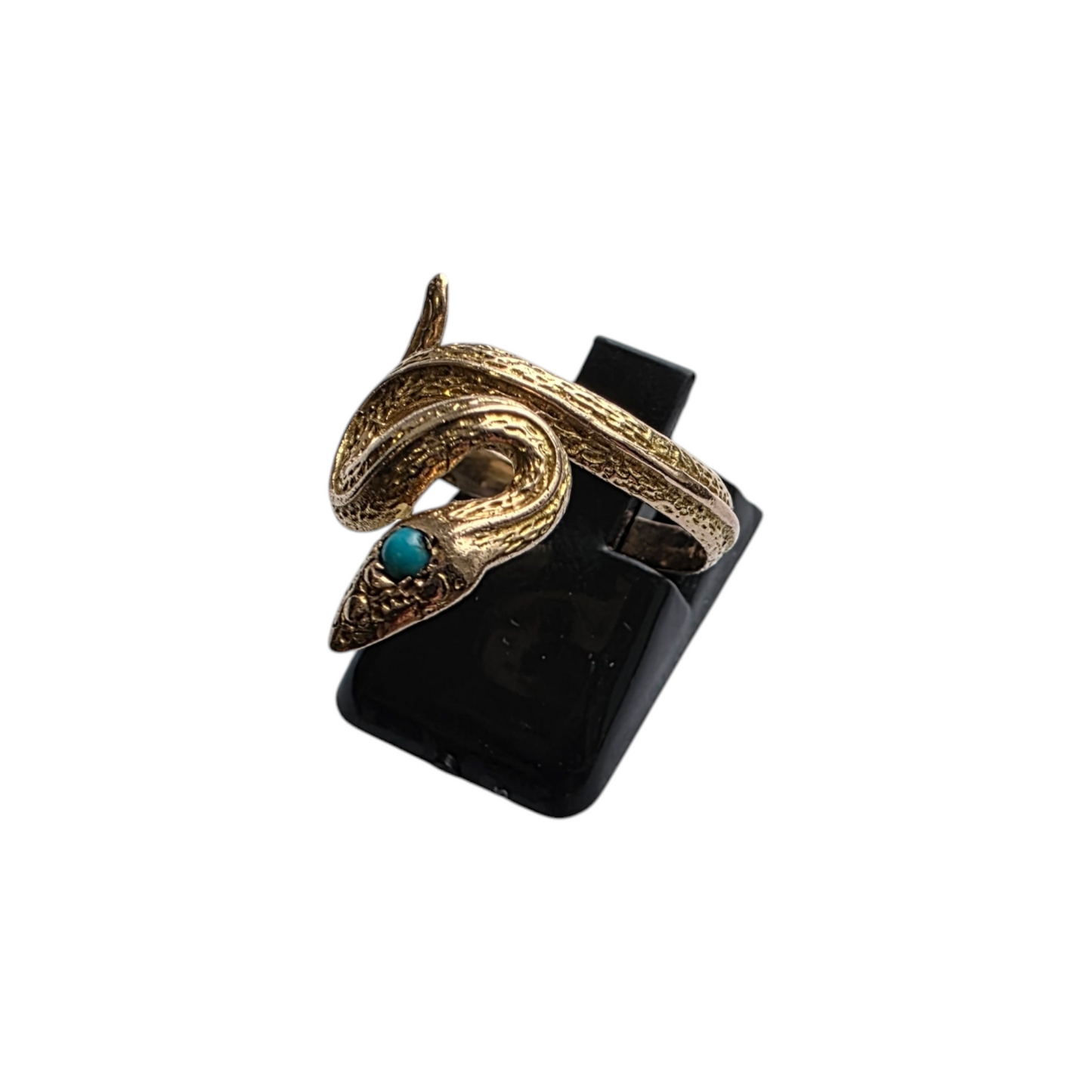 Zlati prstan ''SERPENTE'' 14K 585/1000; masa=3.55g