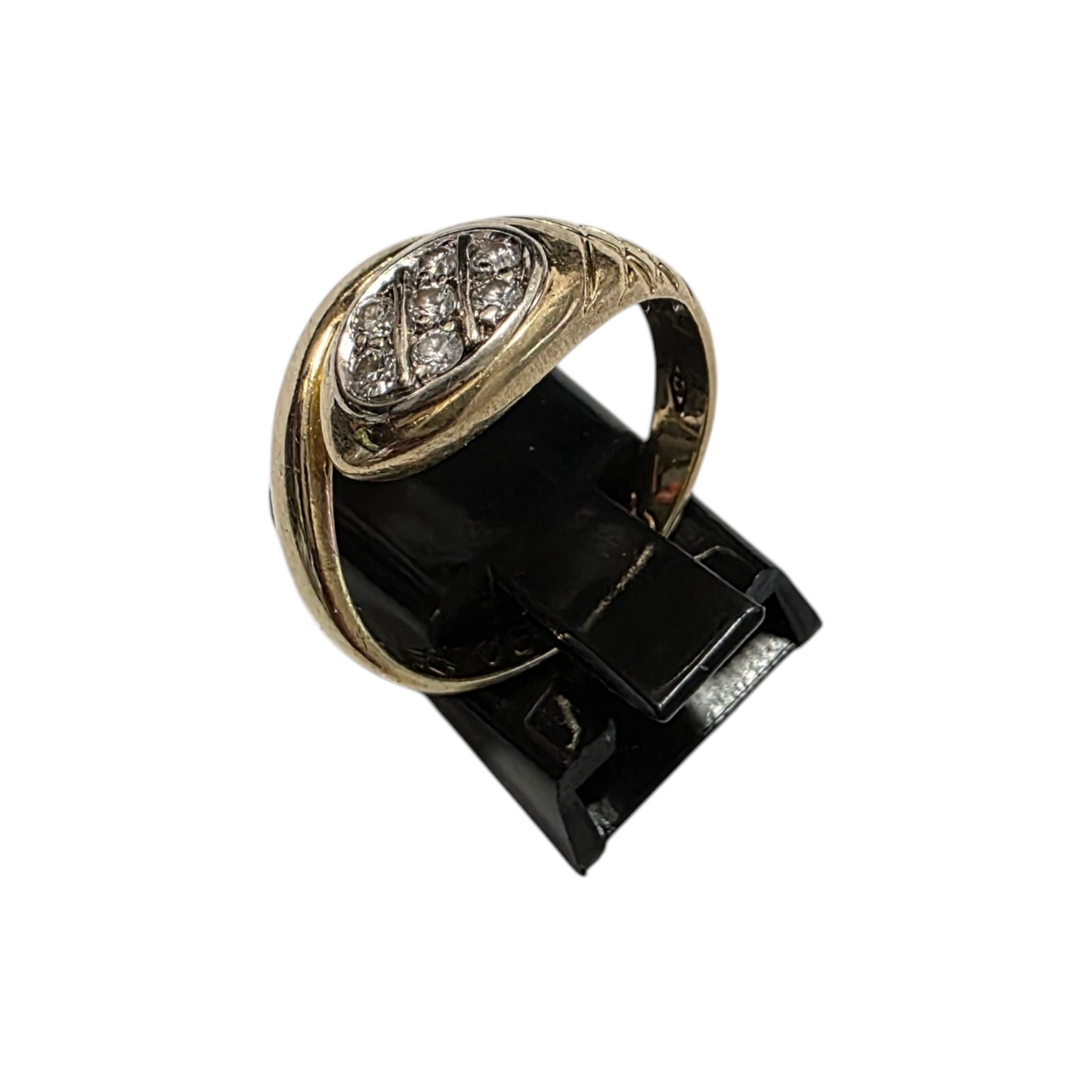Diamantni prstan "KATARI" 14K 585/1000+DIA; masa=5.40g
