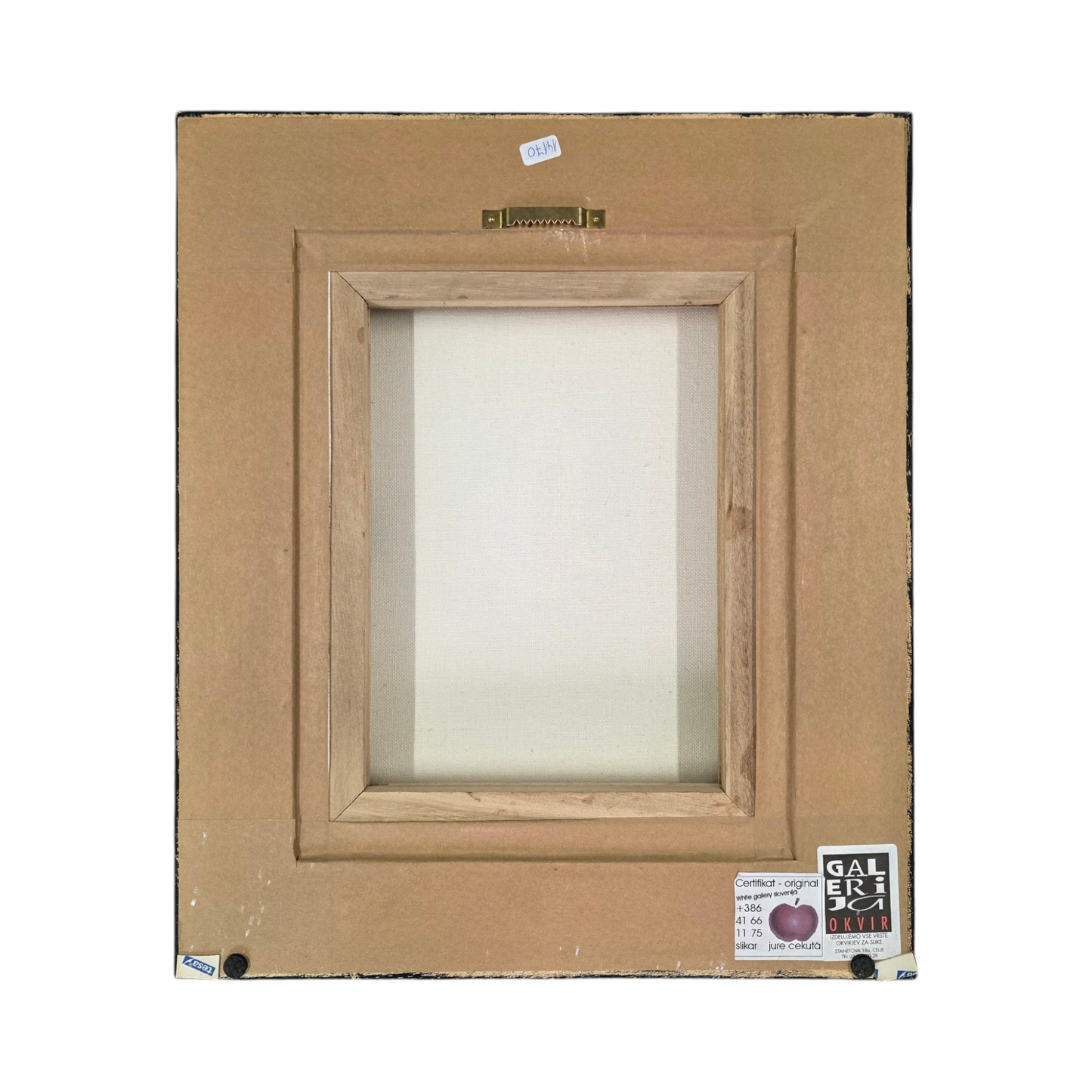 Jure Cekuta; mešana tehnika; Ženski akt; 35 cm x 40 cm