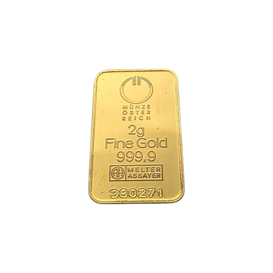 Naložbeno zlato Münze 24K 999.9/1000; masa=2.00g