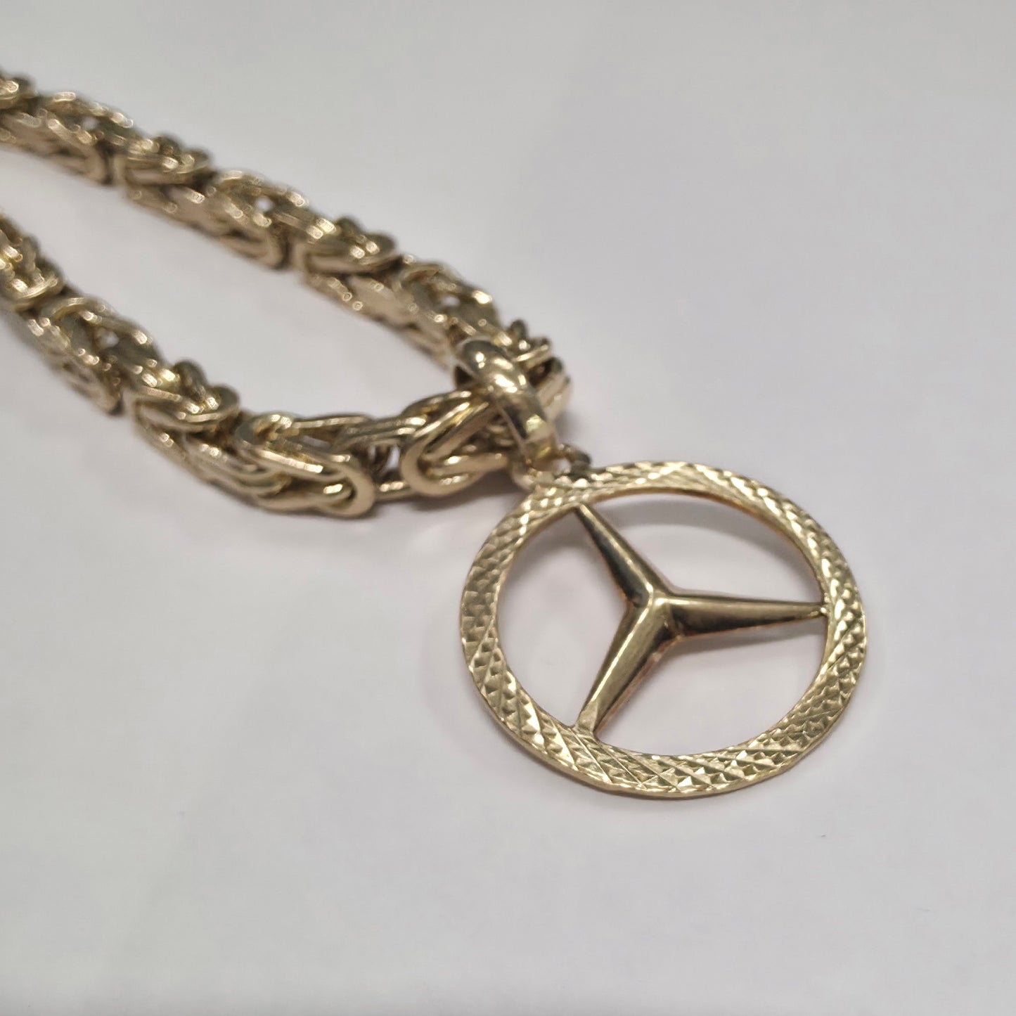 Zlata verižica "MERCY" 14K 585/1000; masa=70.50g