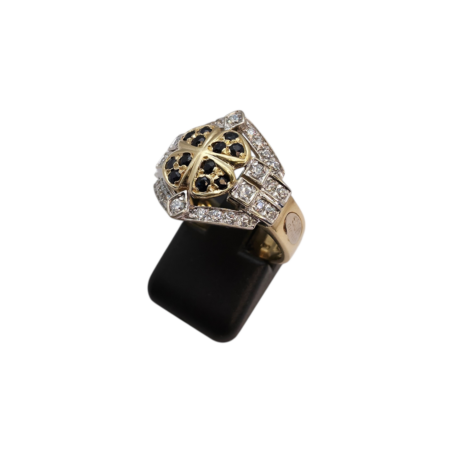 Zlati prstan "CHAMP" 18K 750/1000; masa=8.10g