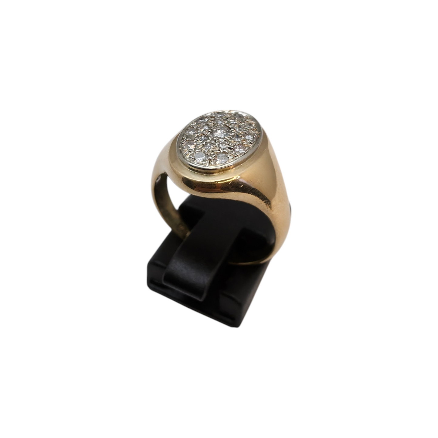 Zlati prstan "TIRA" 18K 750/1000; masa=5.14g