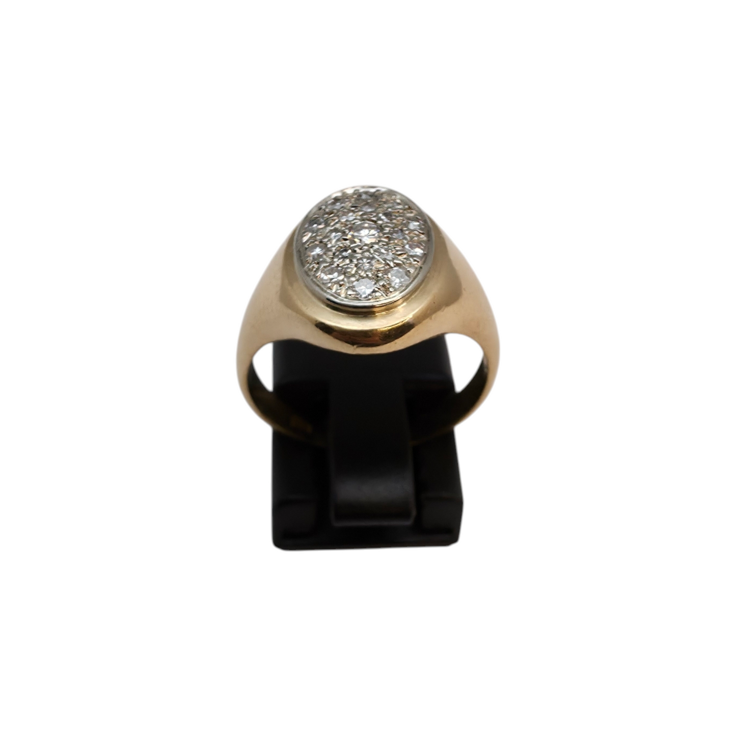 Zlati prstan "TIRA" 18K 750/1000; masa=5.14g