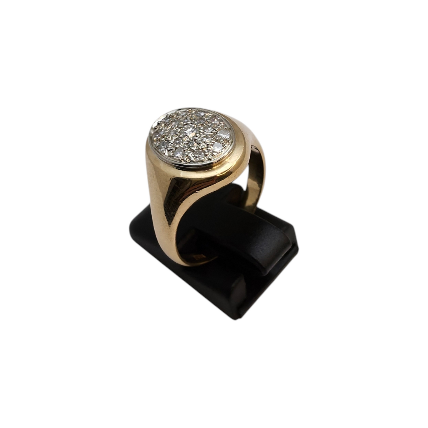 Zlati prstan "TIRA" 18K 750/1000; masa=5.14g