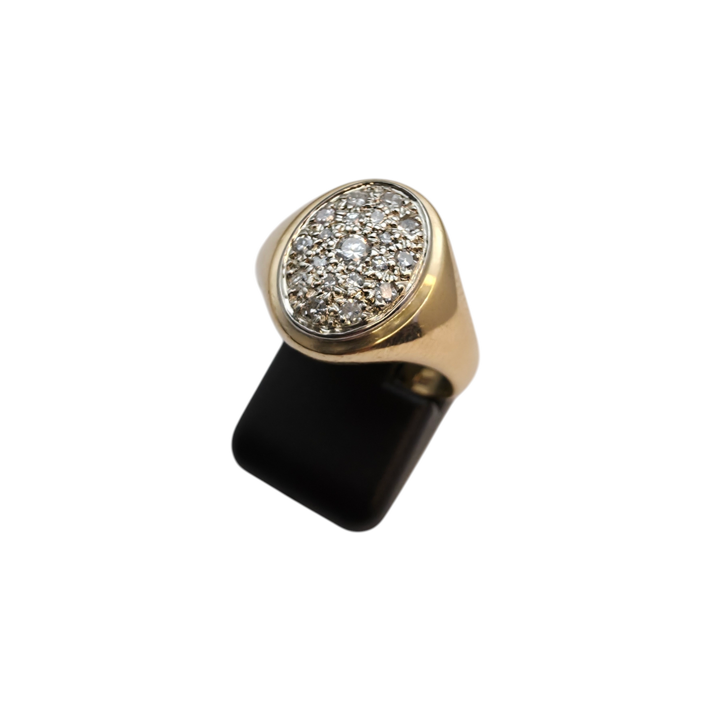 Zlati prstan "TIRA" 18K 750/1000; masa=5.14g