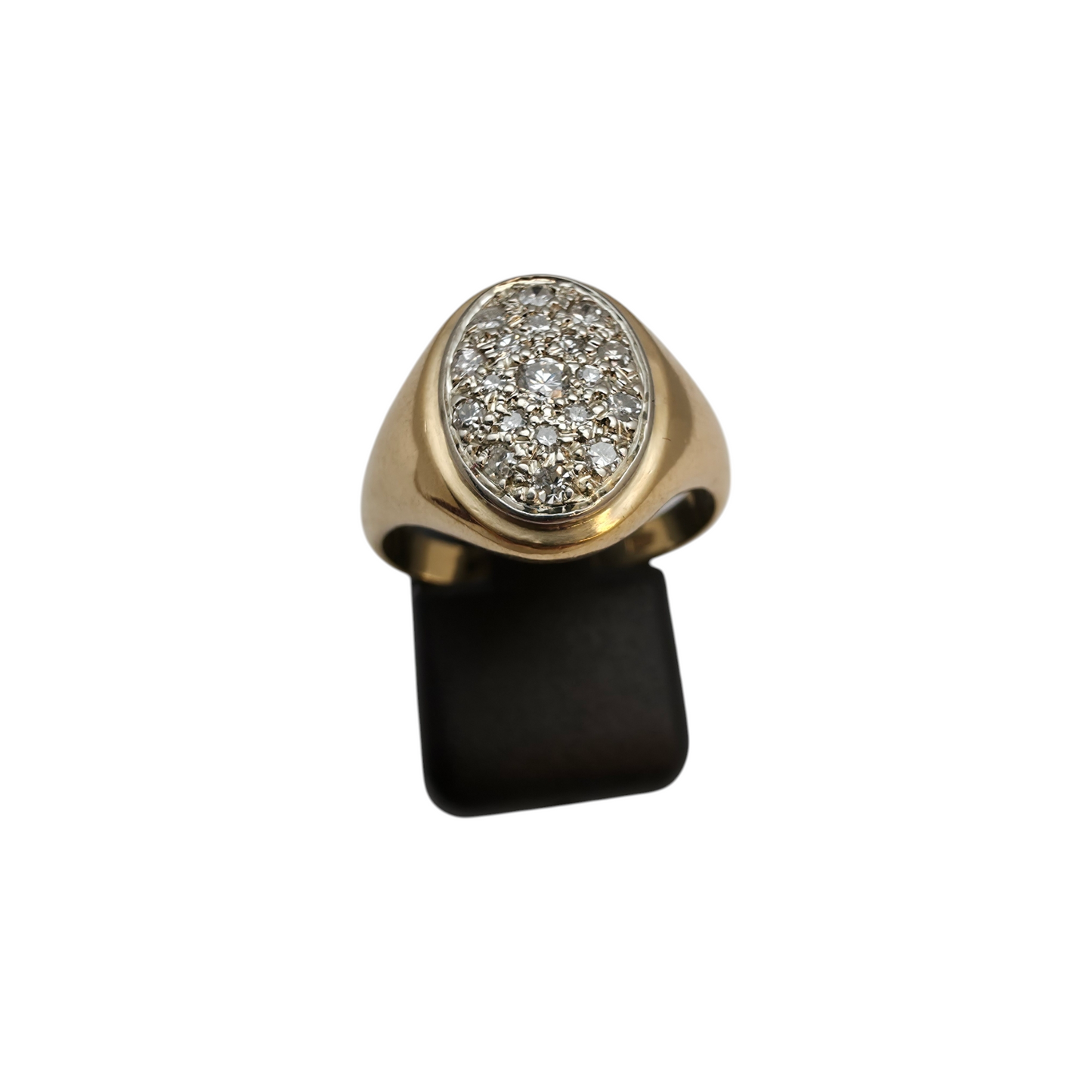 Zlati prstan "TIRA" 18K 750/1000; masa=5.14g