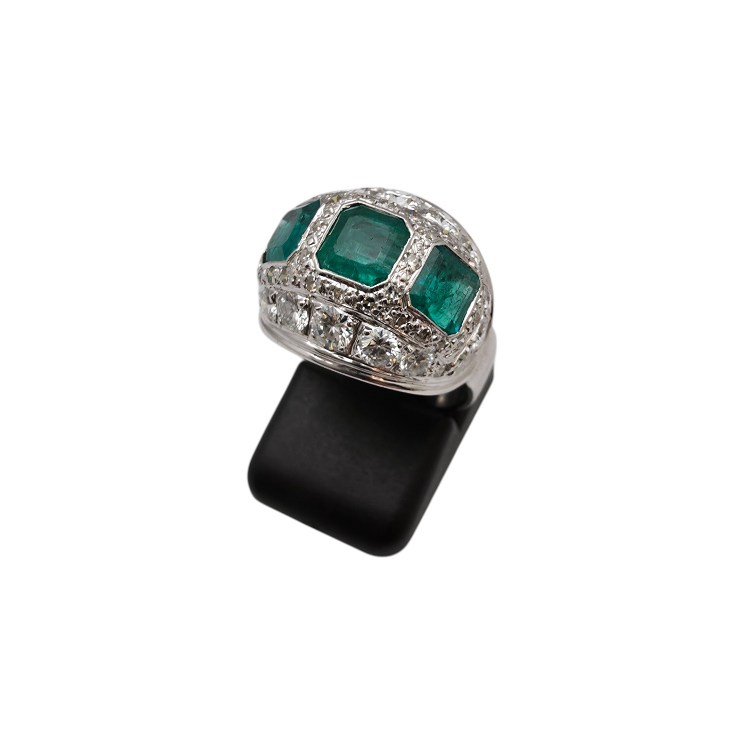 Diamantni prstan "HERALDO" 14K 585/1000; masa=5.61g