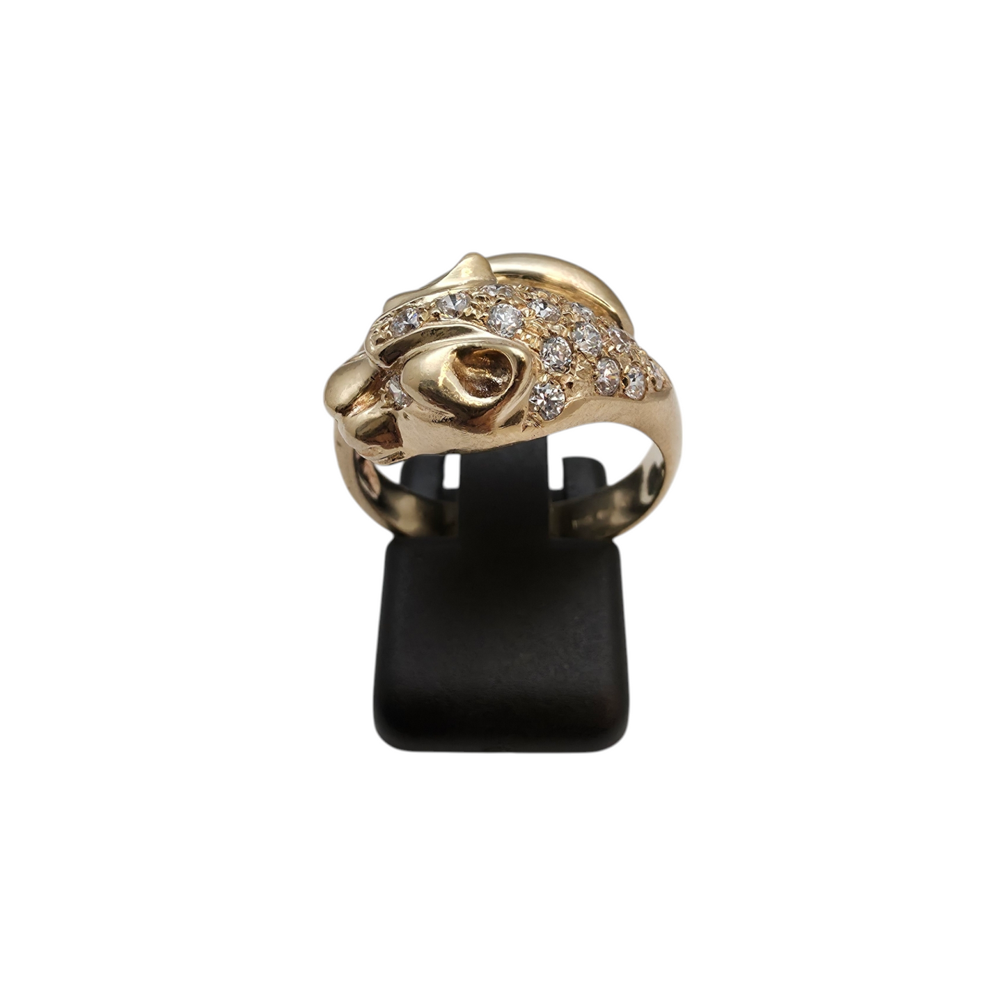 Zlati prstan "PUMA" 14K 585/1000; masa=6.18g