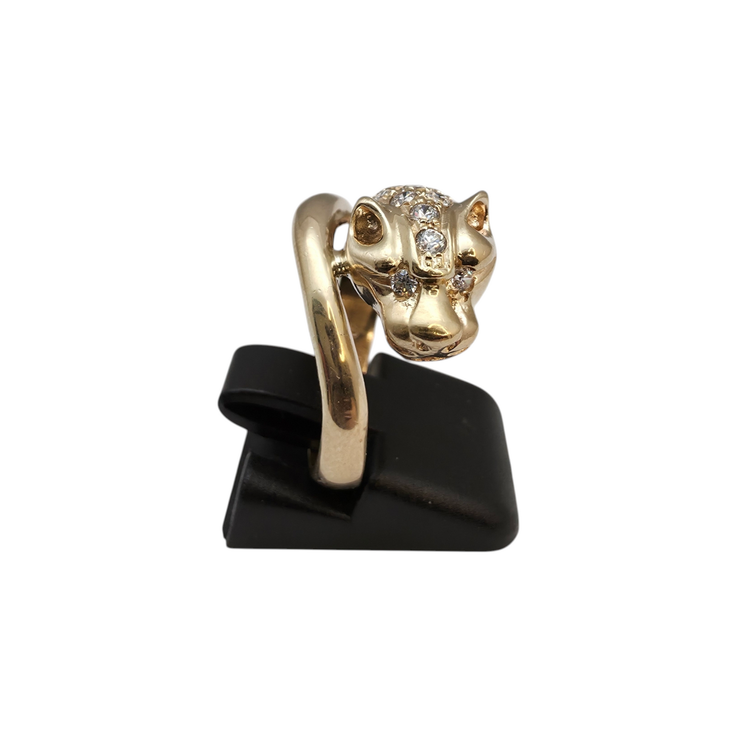 Zlati prstan "PUMA" 14K 585/1000; masa=6.18g
