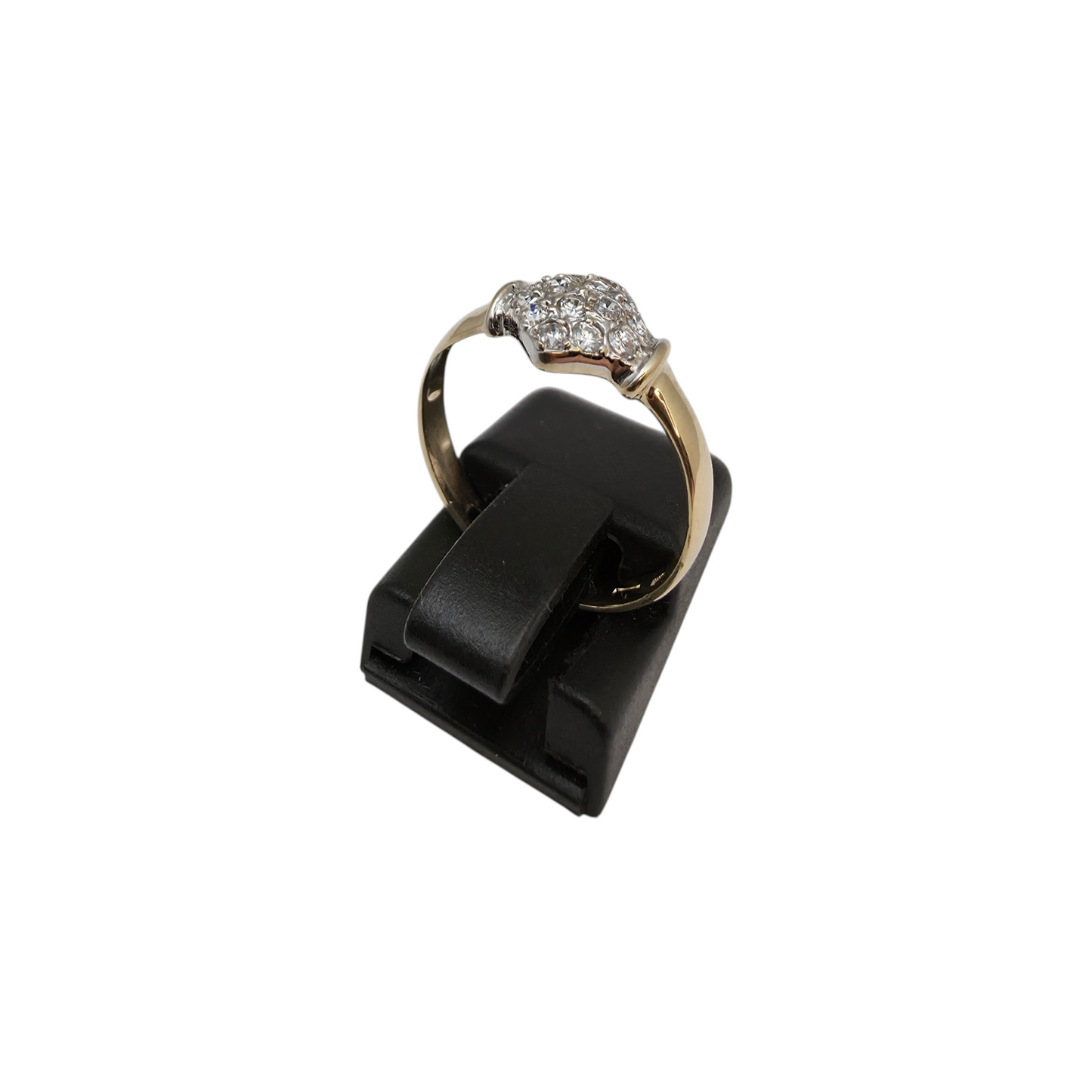 Zlati prstan "TREZE" 14K 585/1000; masa=1.68g