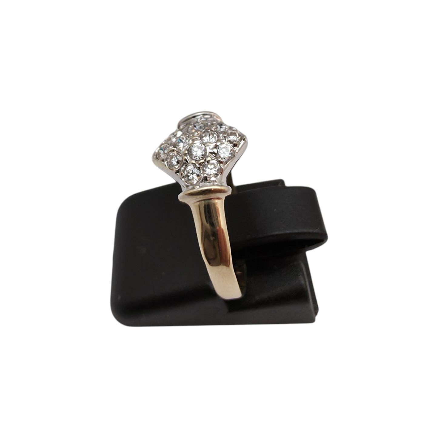 Zlati prstan "TREZE" 14K 585/1000; masa=1.68g