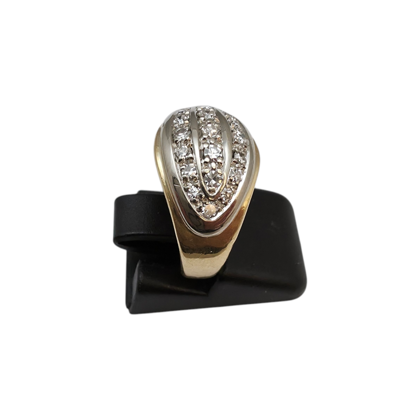 Zlati prstan "PICI" 18K 750/1000; masa=6.35g